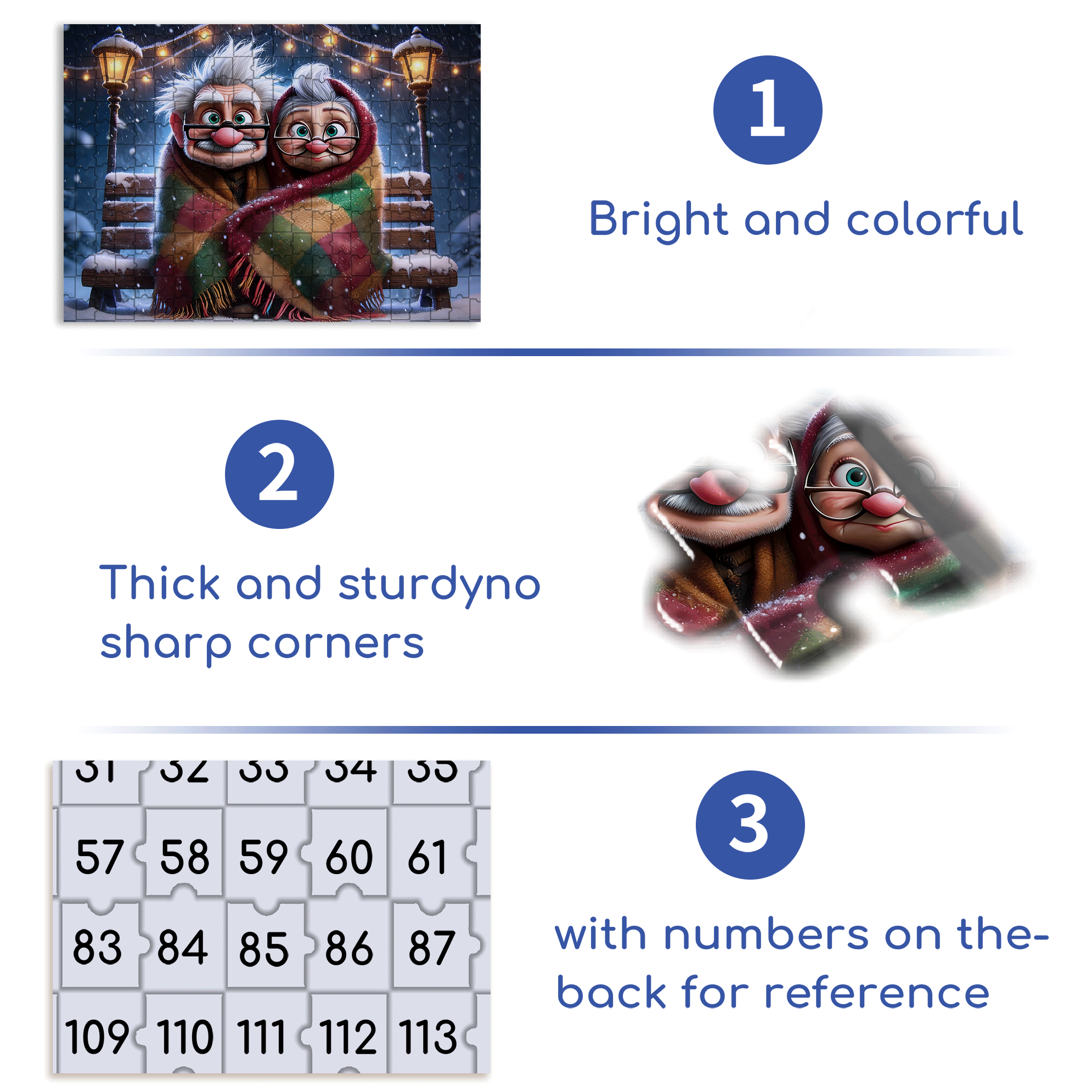 Warmth On A Snowy Night 500pcs/1000pcs Jigsaw Puzzle, Scratch-Resistant, Interactive Family Game & Brain-Boosting DIY Decor, Perfect for Halloween, Christmas & New Year Gifts, Family Puzzle Game