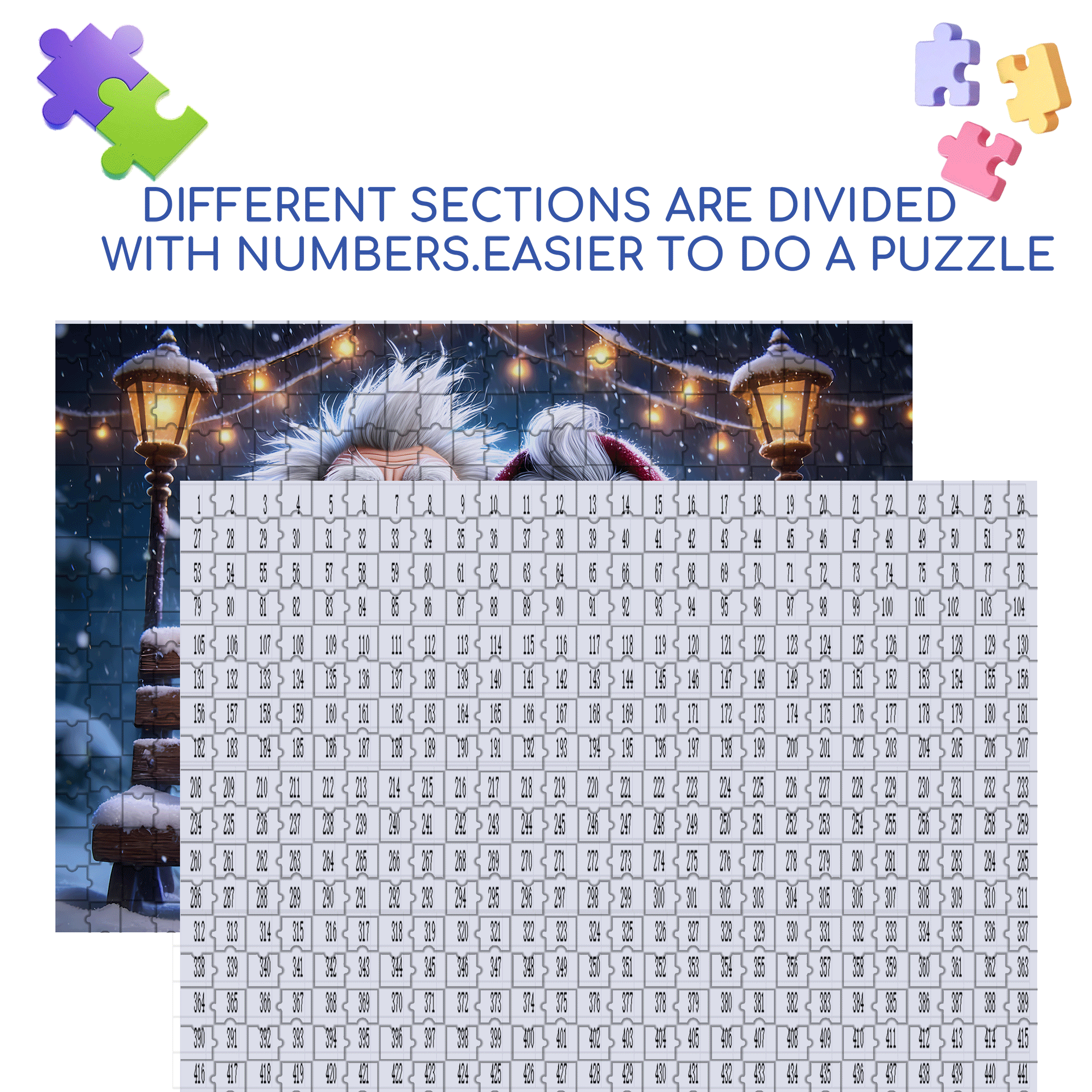 Warmth On A Snowy Night 500pcs/1000pcs Jigsaw Puzzle, Scratch-Resistant, Interactive Family Game & Brain-Boosting DIY Decor, Perfect for Halloween, Christmas & New Year Gifts, Family Puzzle Game