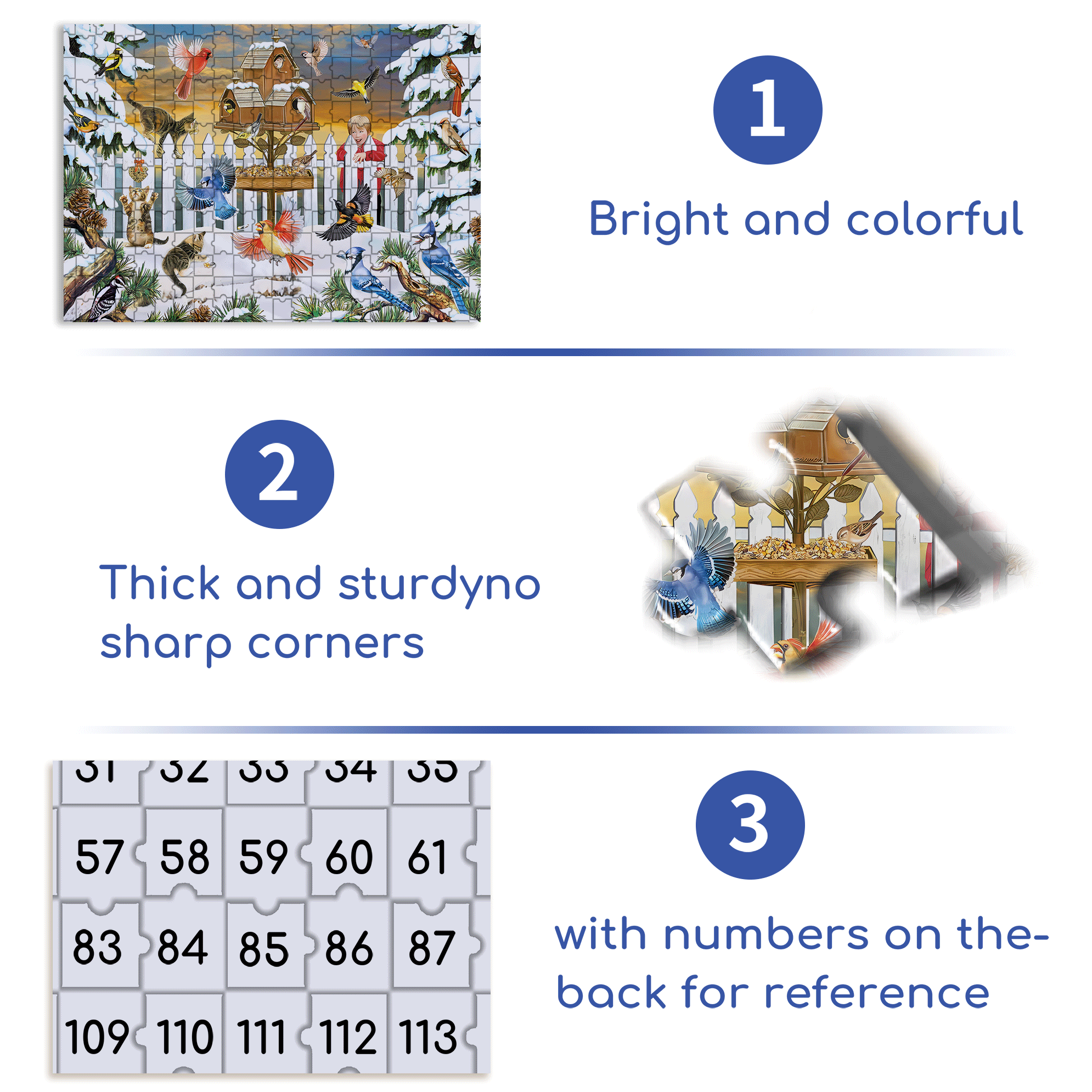 Who Let The Kittens Out 500pcs/1000pcs Jigsaw Puzzle, Scratch-Resistant, Interactive Family Game & Brain-Boosting DIY Decor, Perfect for Halloween, Christmas & New Year Gifts, Family Puzzle Game