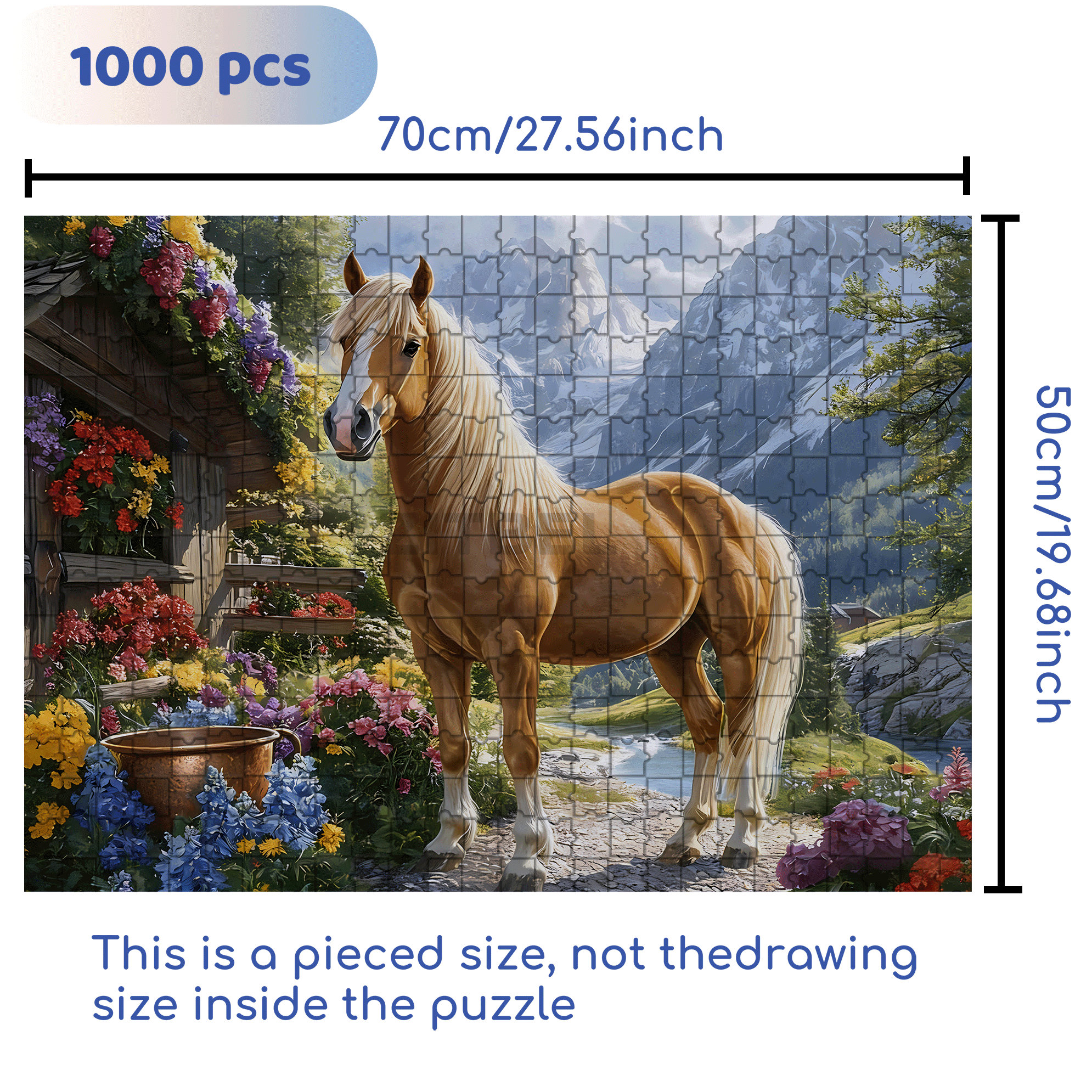 Yamano Shunkage 500pcs/1000pcs Jigsaw Puzzle, Scratch-Resistant, Interactive Family Game & Brain-Boosting DIY Decor, Perfect for Halloween, Christmas & New Year Gifts, Family Puzzle Game