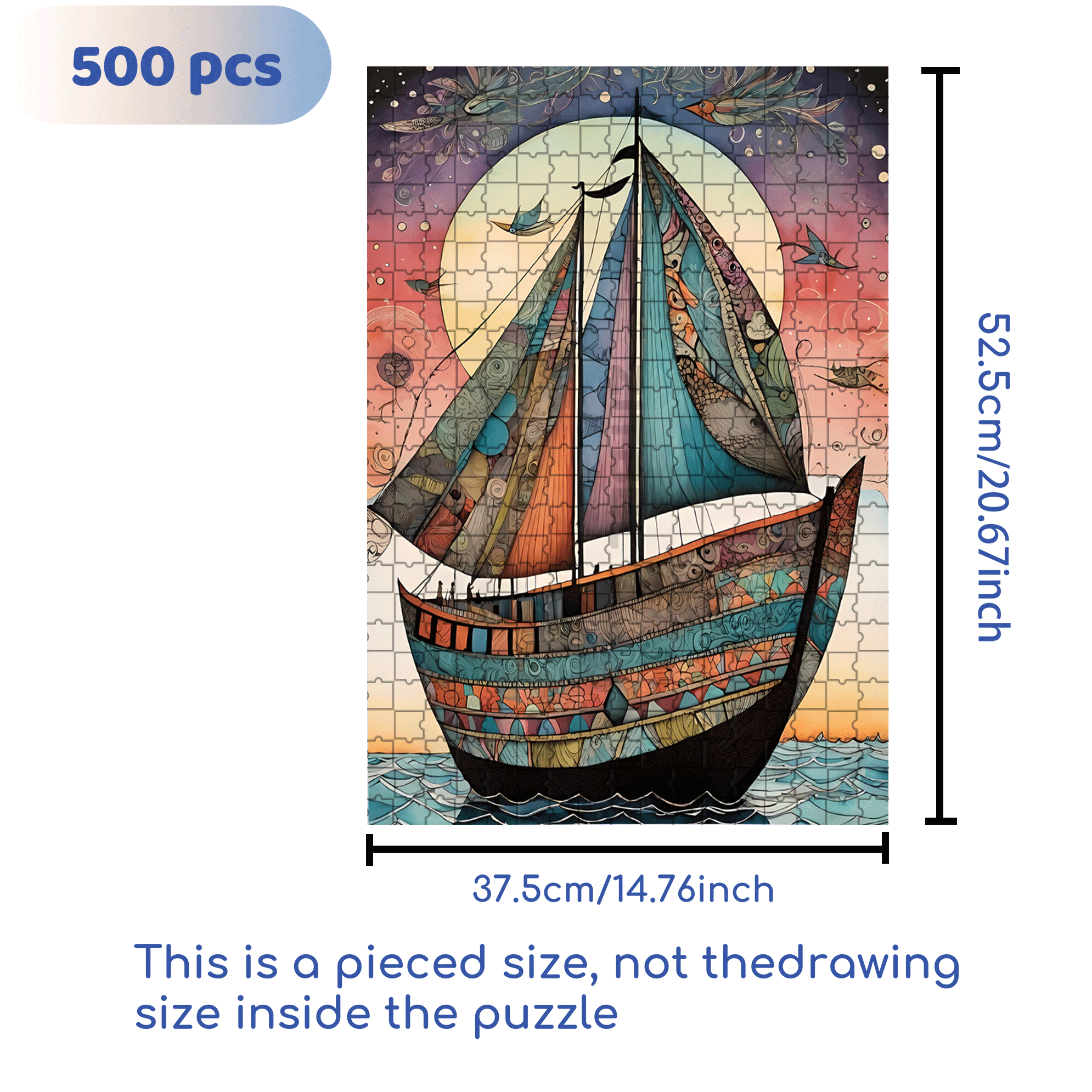 Barco 500pcs/1000pcs Jigsaw Puzzle, Scratch-Resistant, Interactive Family Game & Brain-Boosting DIY Decor, Perfect for Halloween, Christmas & New Year Gifts, Family Puzzle Game