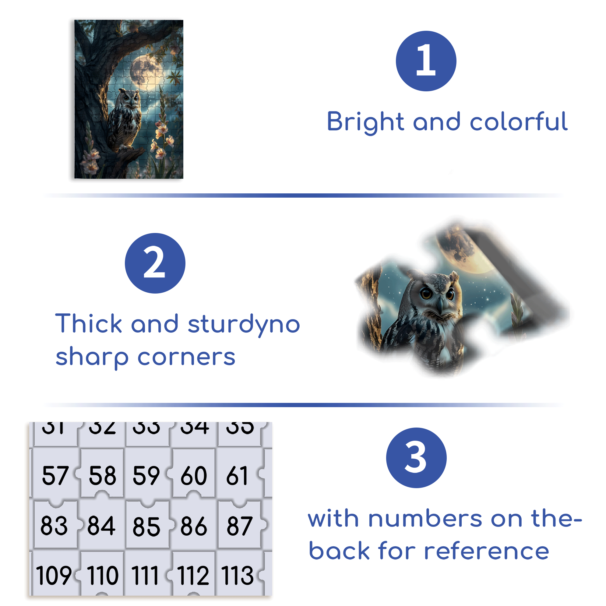 Birds In Differents 500pcs/1000pcs Jigsaw Puzzle, Scratch-Resistant, Interactive Family Game & Brain-Boosting DIY Decor, Perfect for Halloween, Christmas & New Year Gifts, Family Puzzle Game