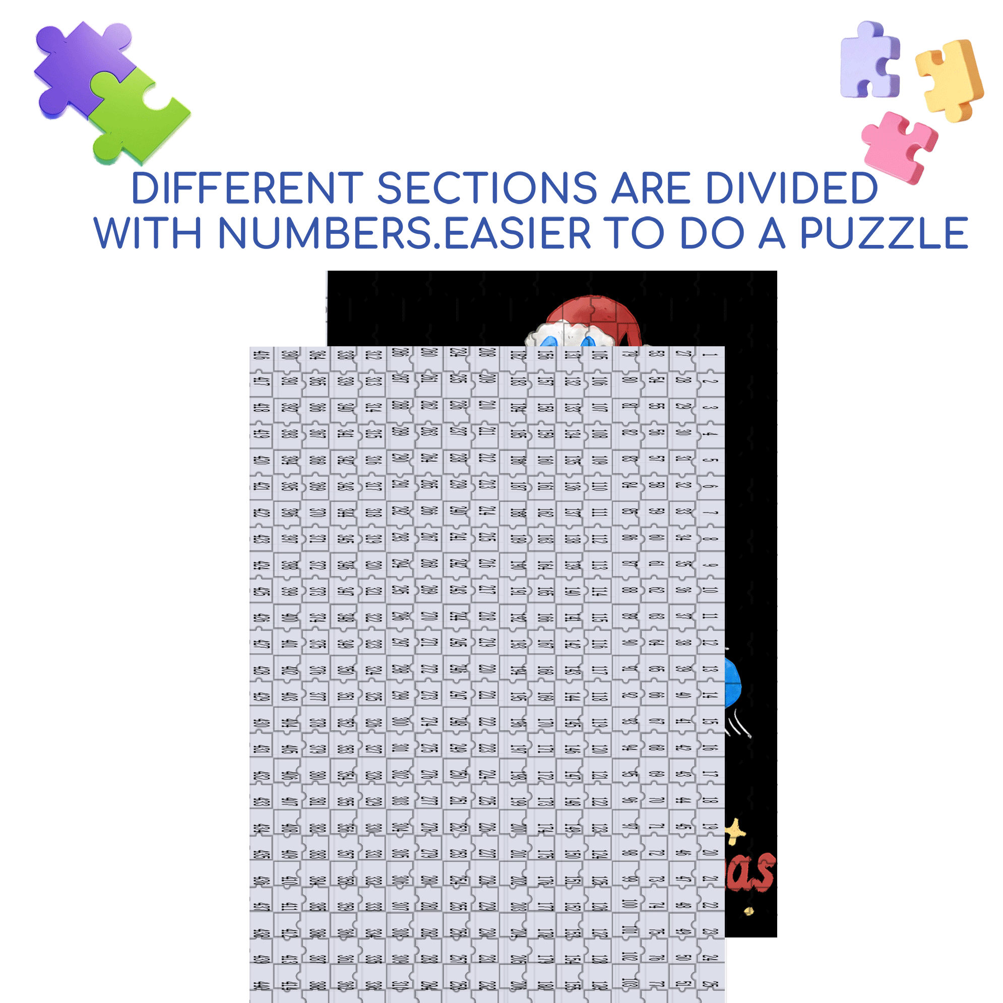 Christmas Special Episode 500pcs/1000pcs Jigsaw Puzzle, Scratch-Resistant, Interactive Family Game & Brain-Boosting DIY Decor, Perfect for Halloween, Christmas & New Year Gifts, Family Puzzle Game