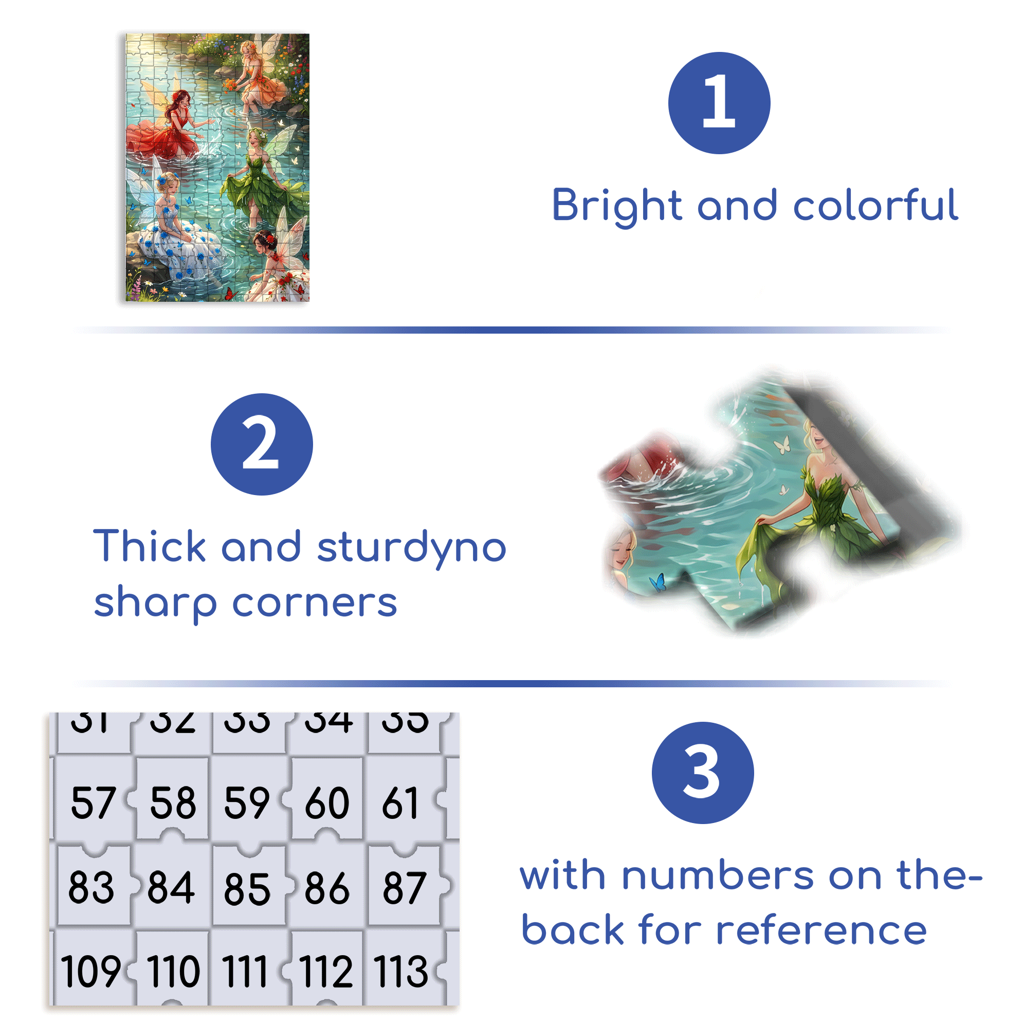 Fairy Of The Stream 500pcs/1000pcs Jigsaw Puzzle, Scratch-Resistant, Interactive Family Game & Brain-Boosting DIY Decor, Perfect for Halloween, Christmas & New Year Gifts, Family Puzzle Game