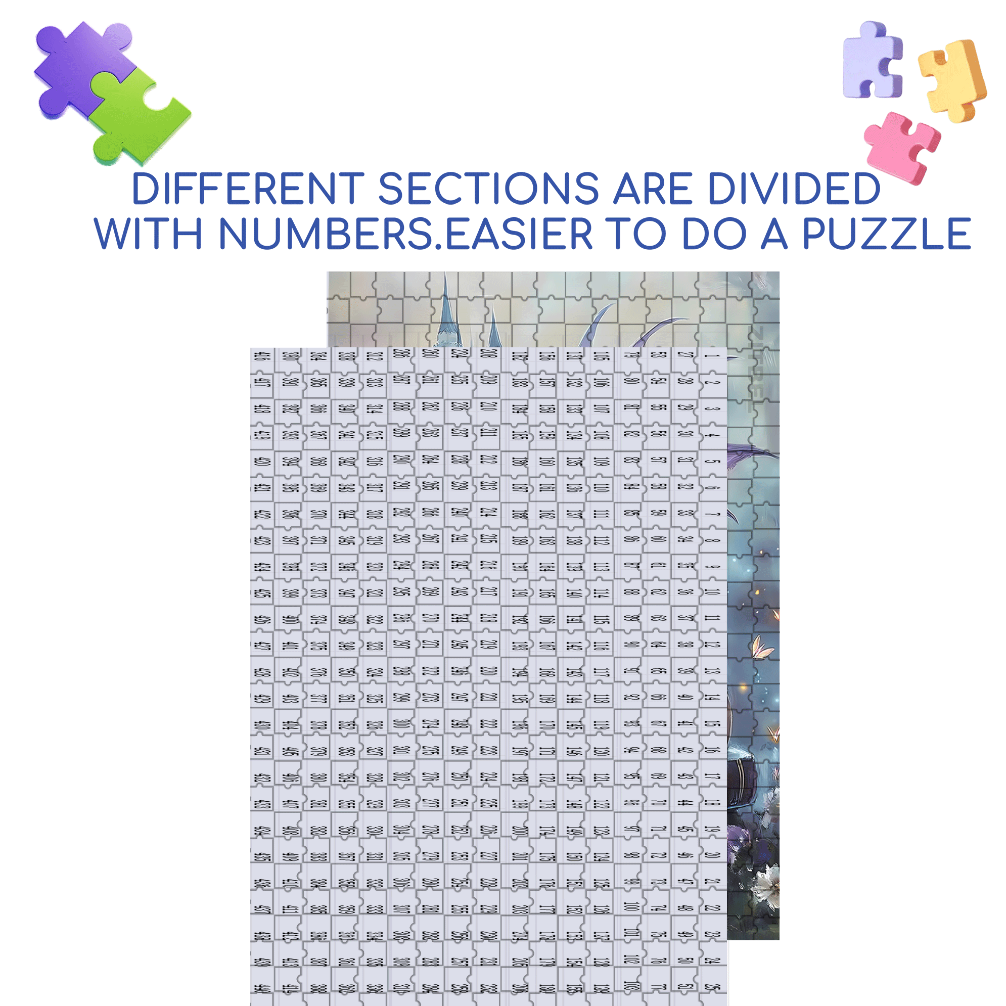 Guardians of Classics 500pcs/1000pcs Jigsaw Puzzle, Scratch-Resistant, Interactive Family Game & Brain-Boosting DIY Decor, Perfect for Halloween, Christmas & New Year Gifts, Family Puzzle Game