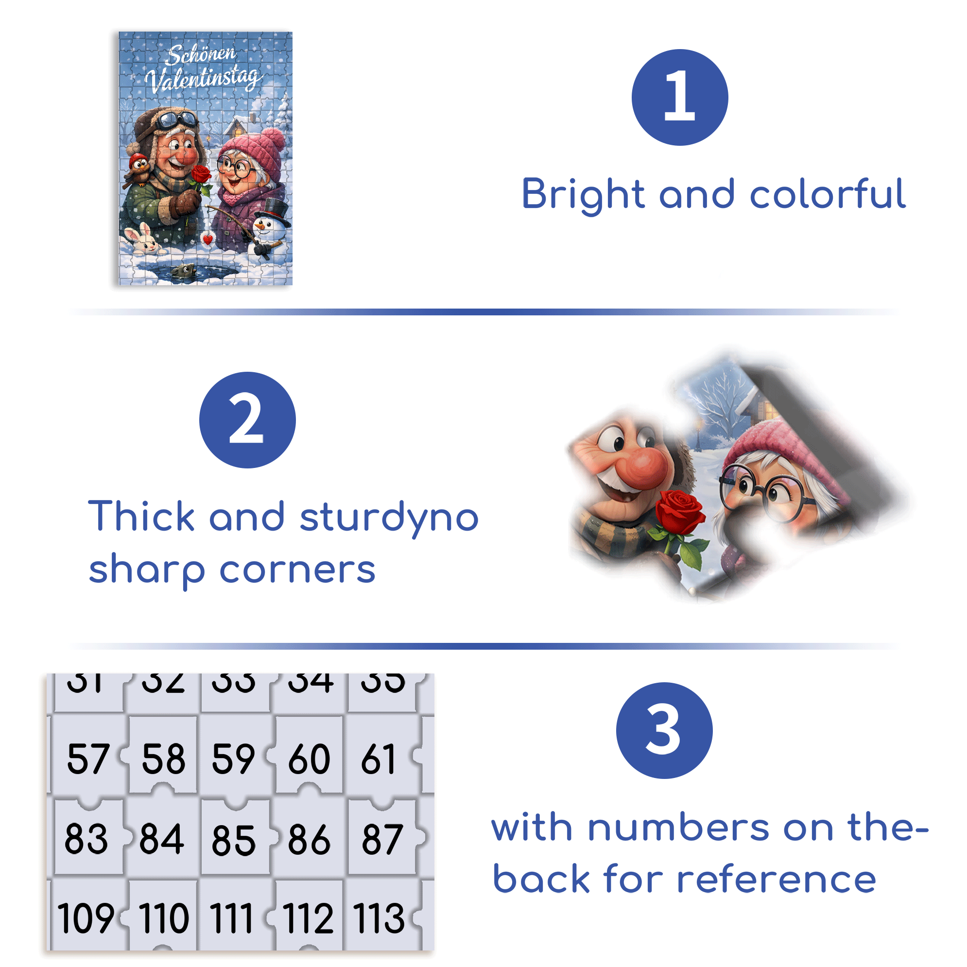 Romance In The Snow 500pcs/1000pcs Jigsaw Puzzle, Scratch-Resistant, Interactive Family Game & Brain-Boosting DIY Decor, Perfect for Halloween, Christmas & New Year Gifts, Family Puzzle Game