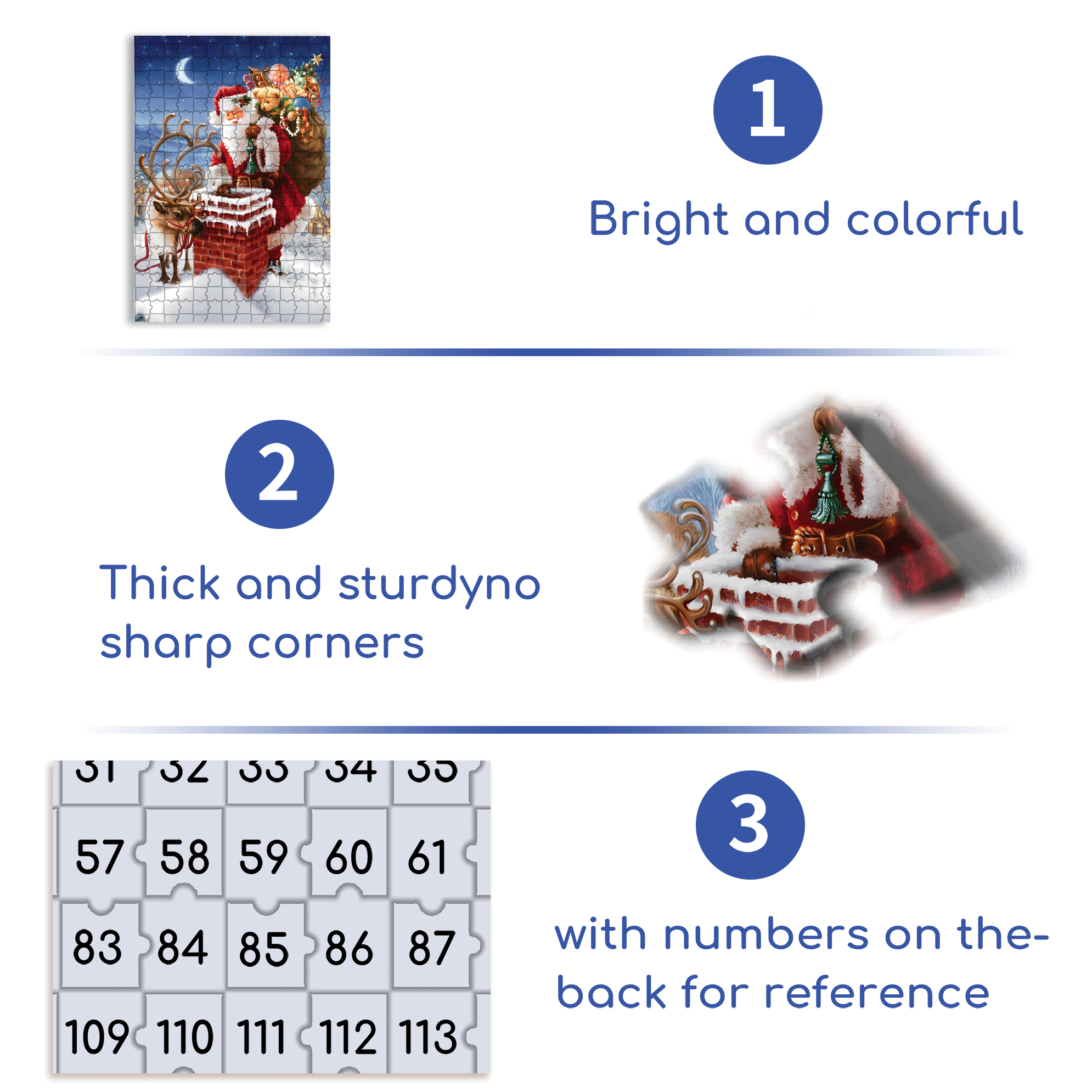 Sending Blessings On A Snowy Night 500pcs/1000pcs Jigsaw Puzzle, Scratch-Resistant, Interactive Family Game & Brain-Boosting DIY Decor, Perfect for Halloween, Christmas & New Year Gifts, Family Puzzle Game