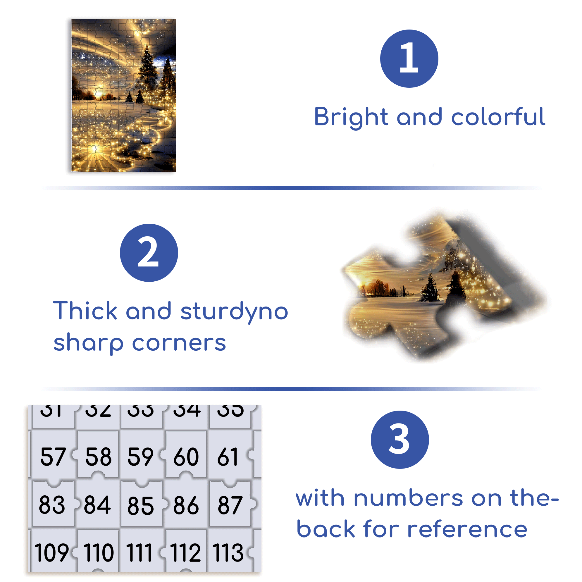 Stars Fall in the Wilderness 500pcs/1000pcs Jigsaw Puzzle, Scratch-Resistant, Interactive Family Game & Brain-Boosting DIY Decor, Perfect for Halloween, Christmas & New Year Gifts, Family Puzzle Game