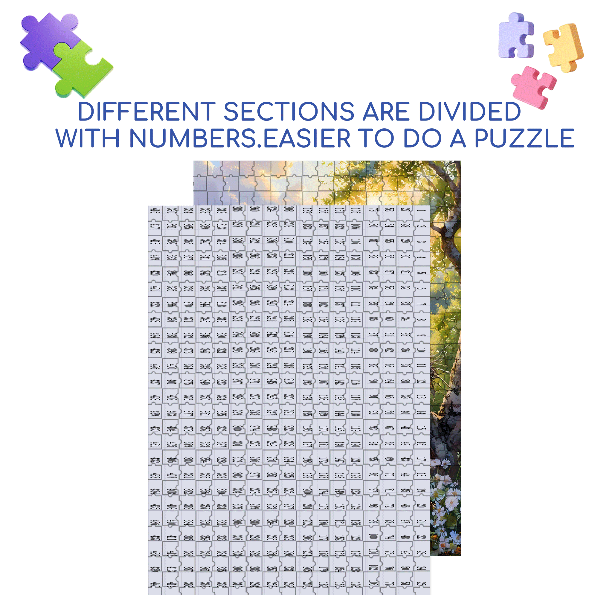 Stork Nests In The Morning Light 500pcs/1000pcs Jigsaw Puzzle, Scratch-Resistant, Interactive Family Game & Brain-Boosting DIY Decor, Perfect for Halloween, Christmas & New Year Gifts, Family Puzzle Game