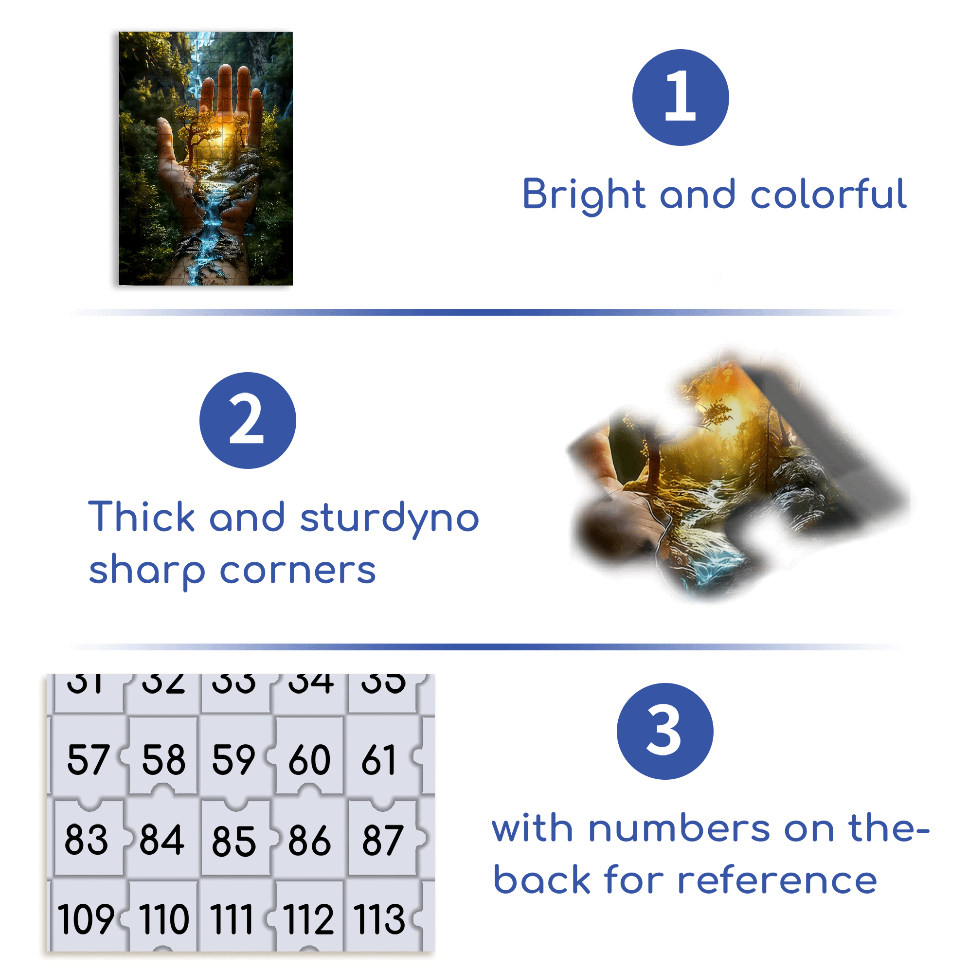 Streams, And Sunlight 500pcs/1000pcs Jigsaw Puzzle, Scratch-Resistant, Interactive Family Game & Brain-Boosting DIY Decor, Perfect for Halloween, Christmas & New Year Gifts, Family Puzzle Game