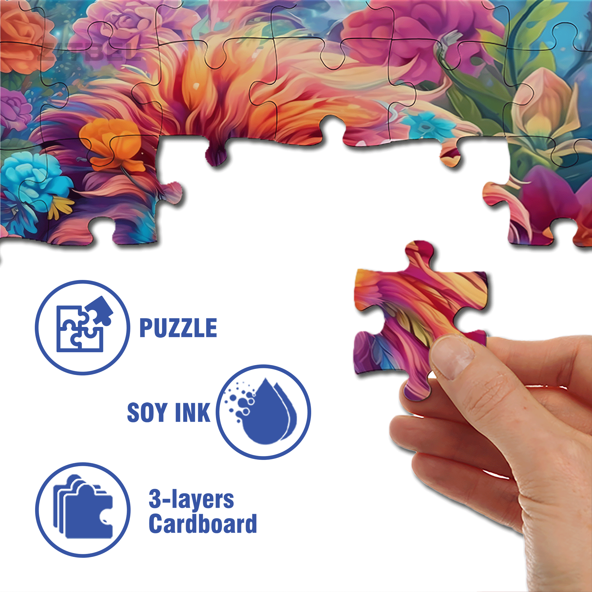 The Lion King 500pcs/1000pcs Jigsaw Puzzle, Scratch-Resistant, Interactive Family Game & Brain-Boosting DIY Decor, Perfect for Halloween, Christmas & New Year Gifts, Family Puzzle Game