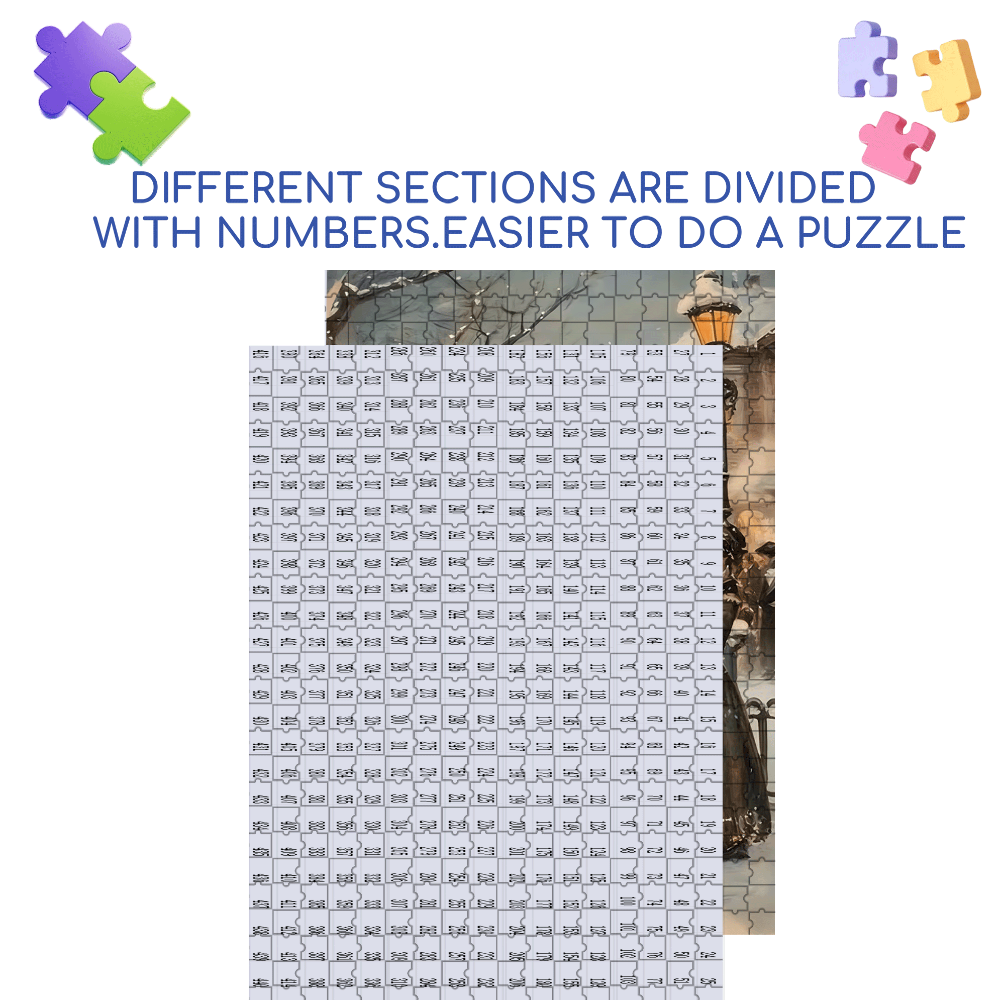 Victorian Ladies Caroling 500pcs/1000pcs Jigsaw Puzzle, Scratch-Resistant, Interactive Family Game & Brain-Boosting DIY Decor, Perfect for Halloween, Christmas & New Year Gifts, Family Puzzle Game