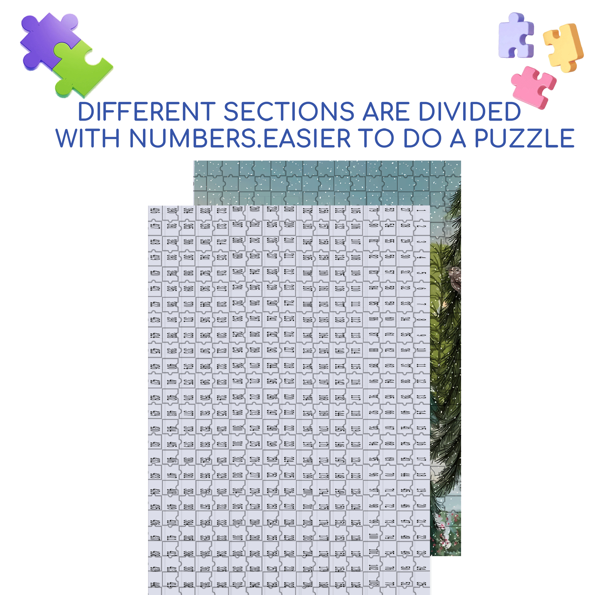 Vitality And Hope 500pcs/1000pcs Jigsaw Puzzle, Scratch-Resistant, Interactive Family Game & Brain-Boosting DIY Decor, Perfect for Halloween, Christmas & New Year Gifts, Family Puzzle Game