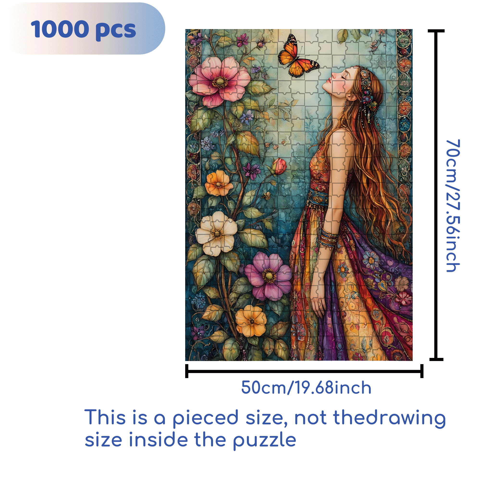 Breathing Fragrance 500pcs/1000pcs Jigsaw Puzzle, Scratch-Resistant, Interactive Family Game & Brain-Boosting DIY Decor, Perfect for Halloween, Christmas & New Year Gifts, Family Puzzle Game