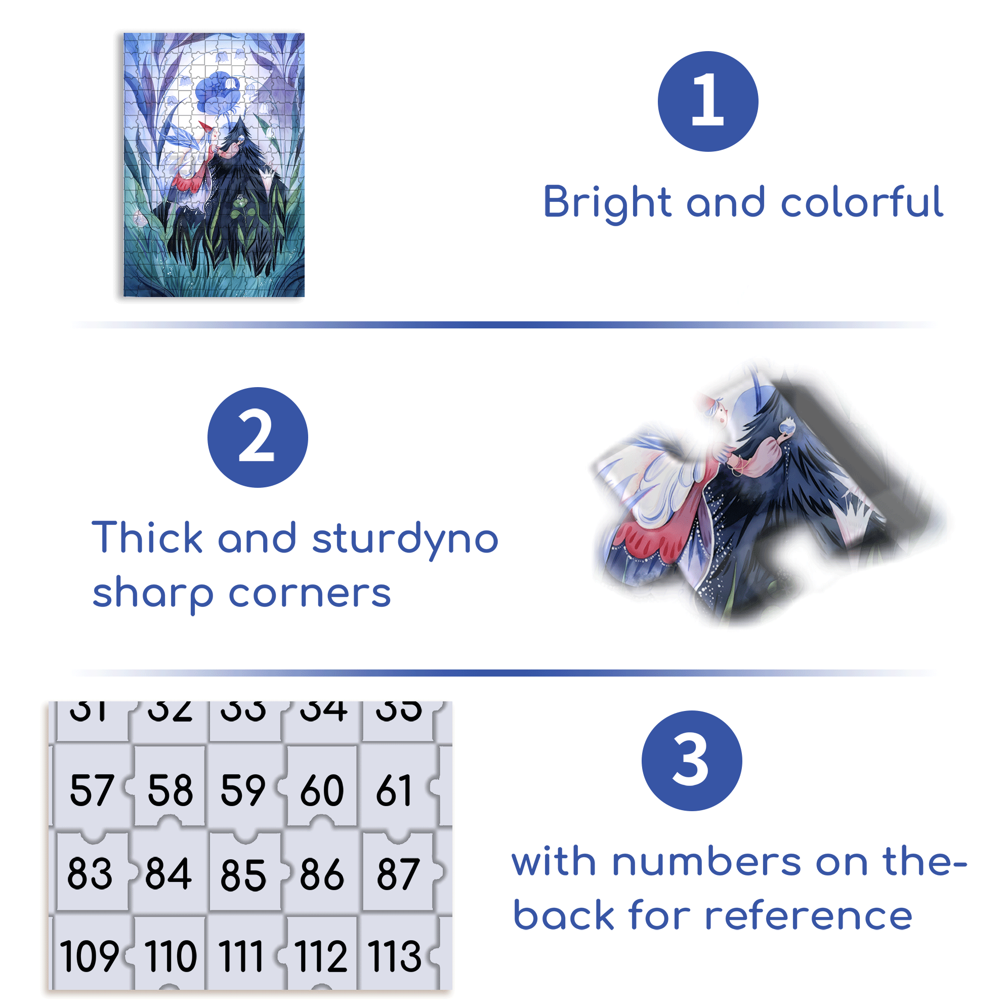 Bush Sprite 500pcs/1000pcs Jigsaw Puzzle, Scratch-Resistant, Interactive Family Game & Brain-Boosting DIY Decor, Perfect for Halloween, Christmas & New Year Gifts, Family Puzzle Game