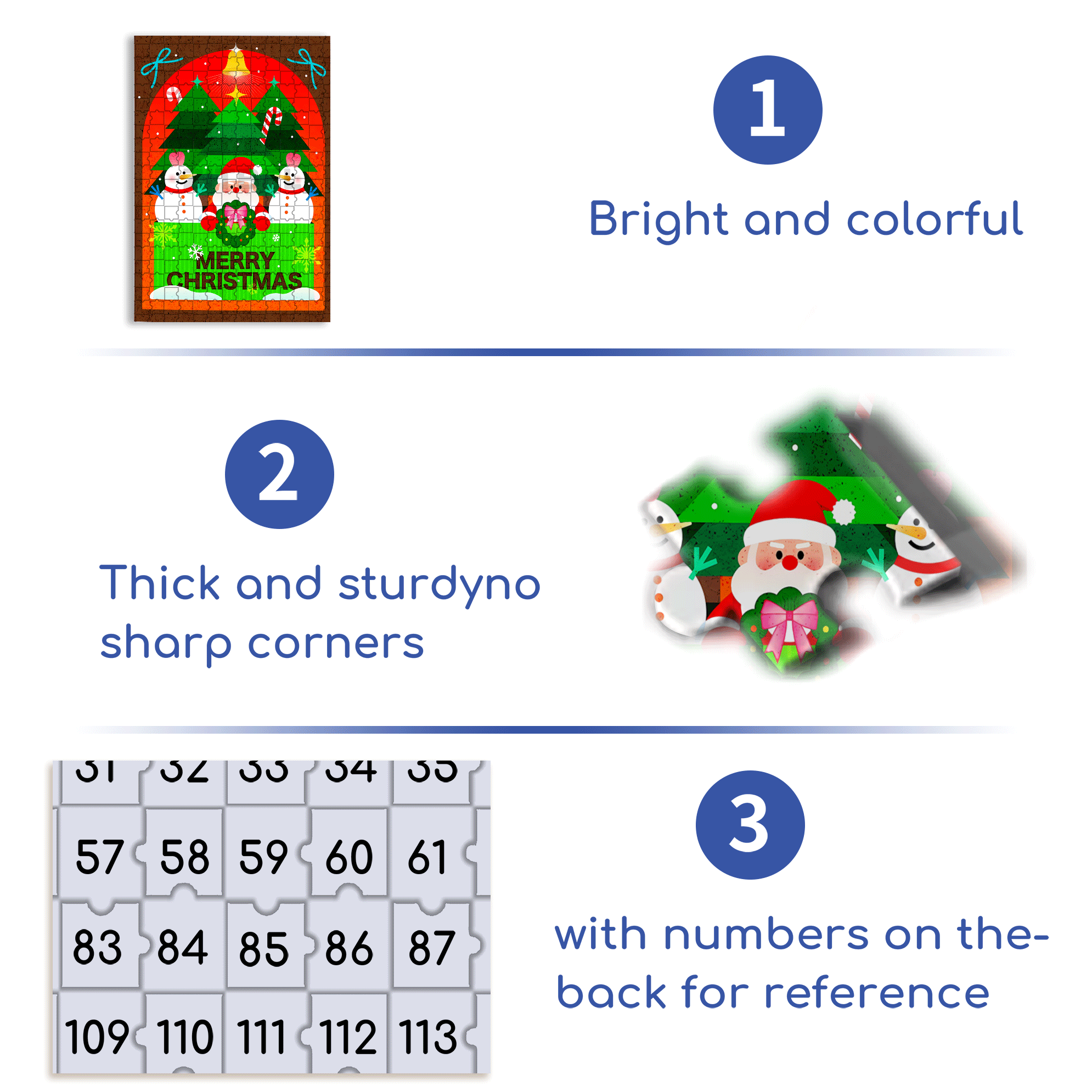 Christmas Mini-Theater 500pcs/1000pcs Jigsaw Puzzle, Scratch-Resistant, Interactive Family Game & Brain-Boosting DIY Decor, Perfect for Halloween, Christmas & New Year Gifts, Family Puzzle Game