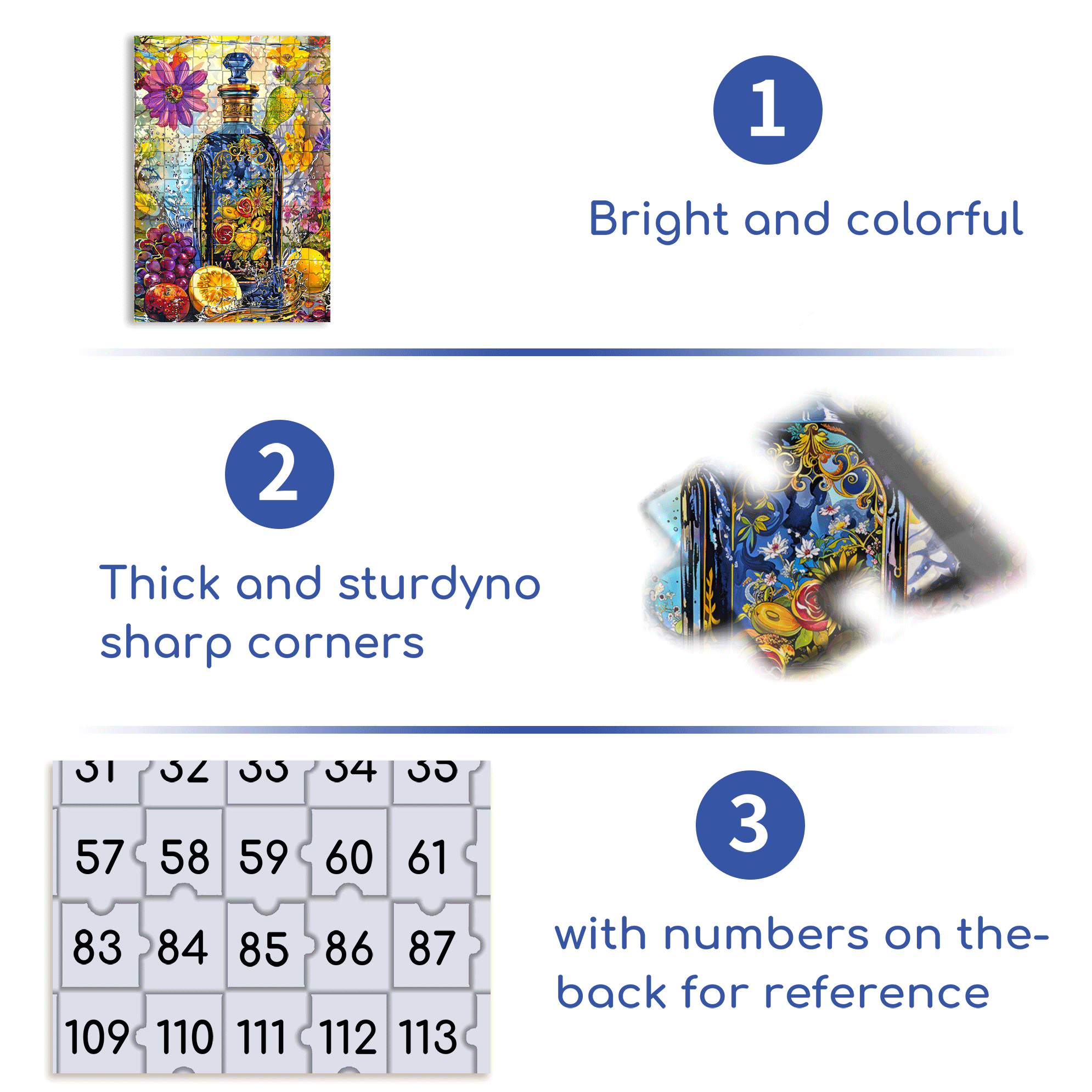 Cross & Glory 500pcs/1000pcs Jigsaw Puzzle, Scratch-Resistant, Interactive Family Game & Brain-Boosting DIY Decor, Perfect for Halloween, Christmas & New Year Gifts, Family Puzzle Game