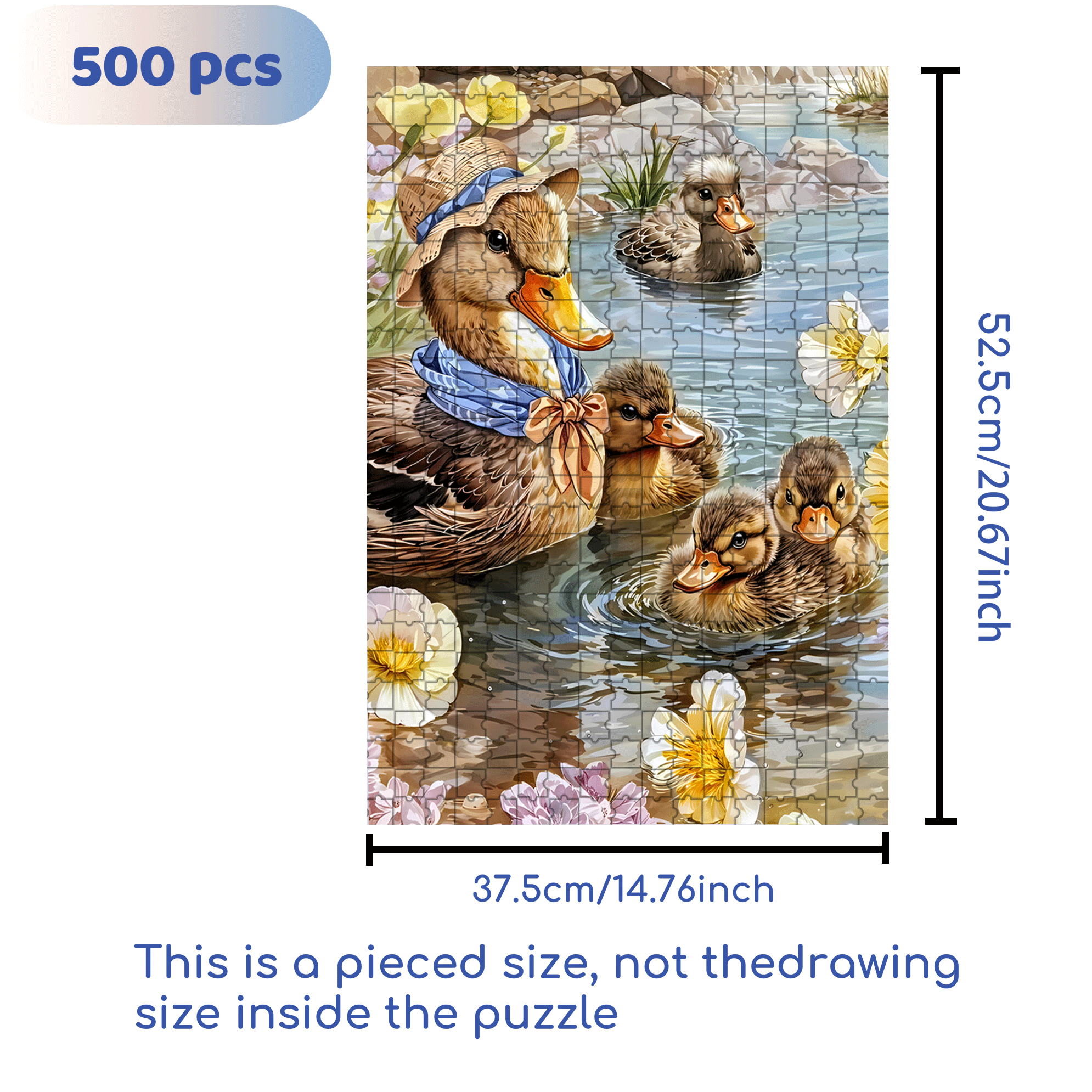 Enjoy A Family Trip 500pcs/1000pcs Jigsaw Puzzle, Scratch-Resistant, Interactive Family Game & Brain-Boosting DIY Decor, Perfect for Halloween, Christmas & New Year Gifts, Family Puzzle Game