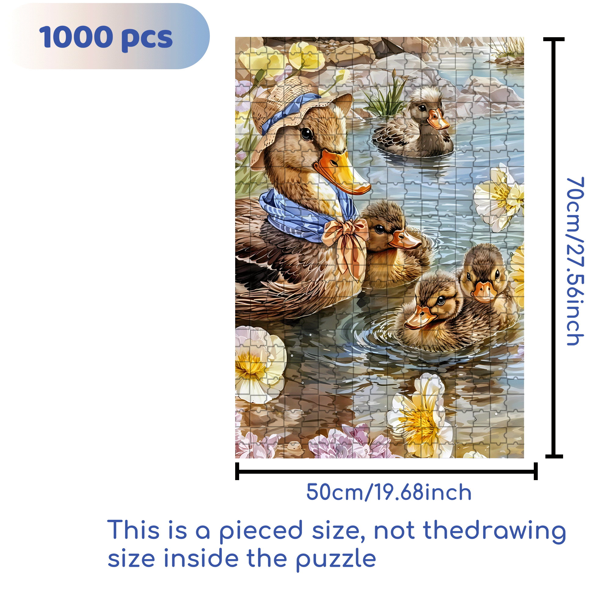 Enjoy A Family Trip 500pcs/1000pcs Jigsaw Puzzle, Scratch-Resistant, Interactive Family Game & Brain-Boosting DIY Decor, Perfect for Halloween, Christmas & New Year Gifts, Family Puzzle Game