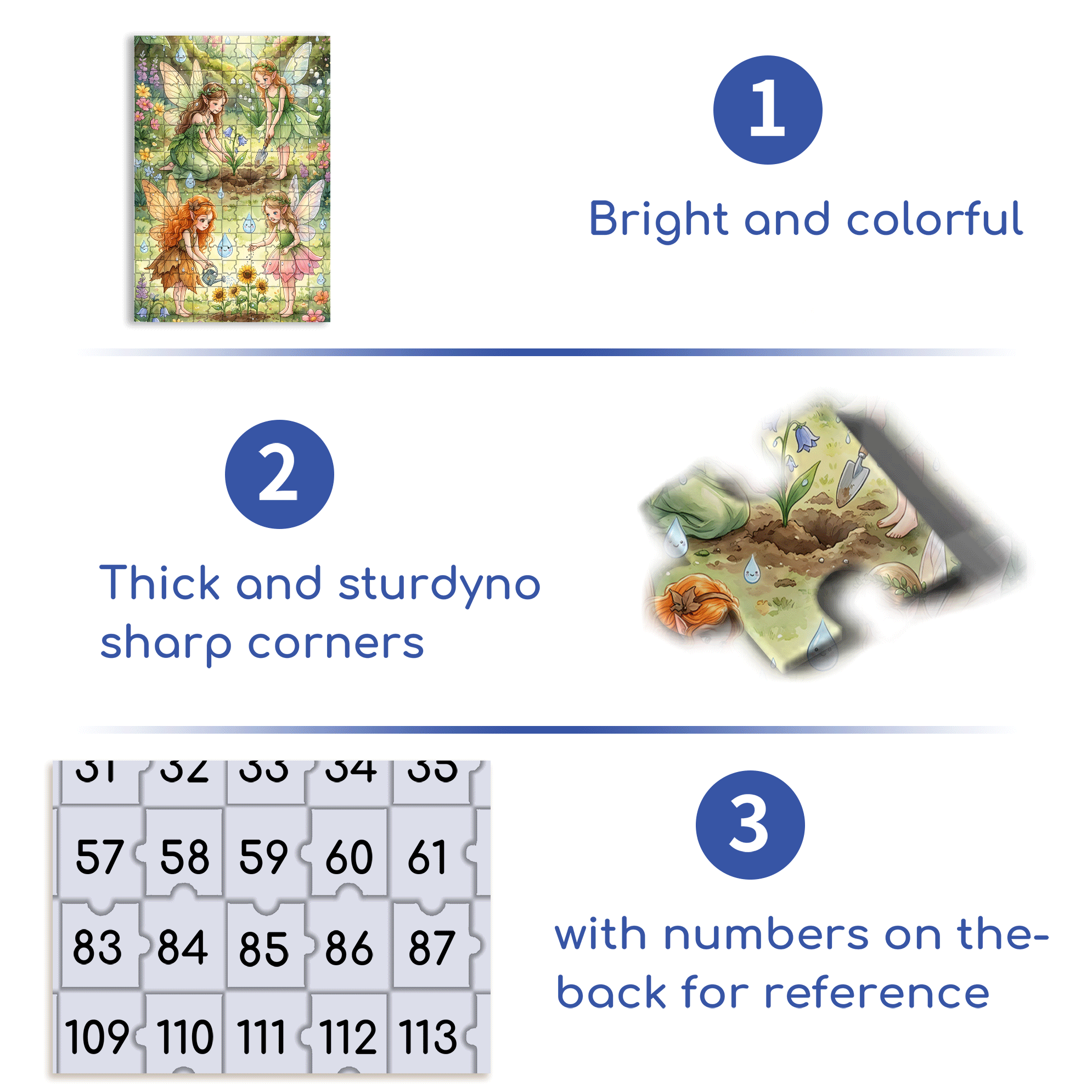 Garden Of Dream Fairies 500pcs/1000pcs Jigsaw Puzzle, Scratch-Resistant, Interactive Family Game & Brain-Boosting DIY Decor, Perfect for Halloween, Christmas & New Year Gifts, Family Puzzle Game