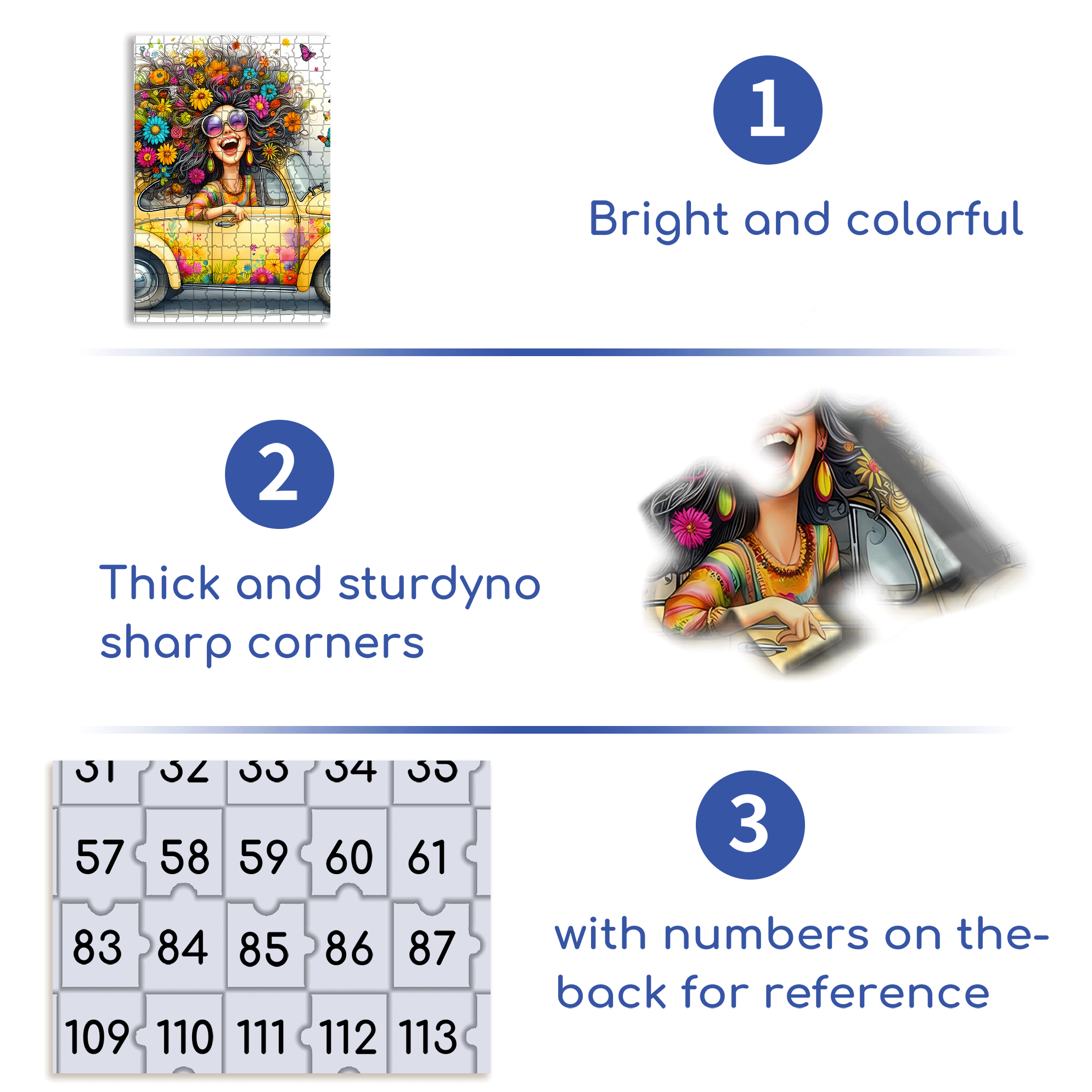 Glamorous Journey 500pcs/1000pcs Jigsaw Puzzle, Scratch-Resistant, Interactive Family Game & Brain-Boosting DIY Decor, Perfect for Halloween, Christmas & New Year Gifts, Family Puzzle Game