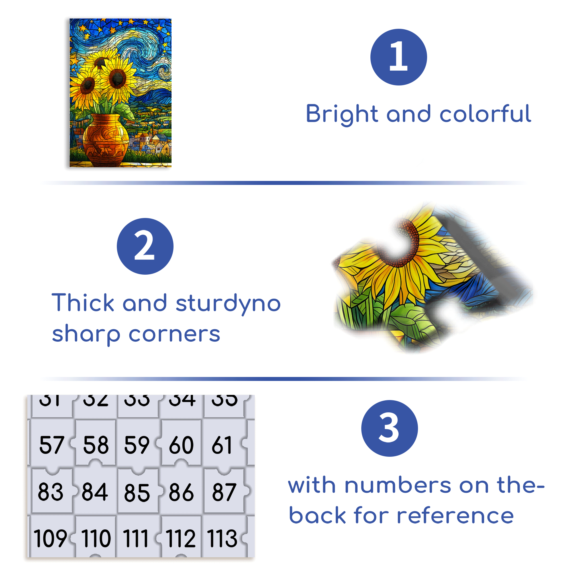 Starlight & Sunlight In The Night 500pcs/1000pcs Jigsaw Puzzle, Scratch-Resistant, Interactive Family Game & Brain-Boosting DIY Decor, Perfect for Halloween, Christmas & New Year Gifts, Family Puzzle Game