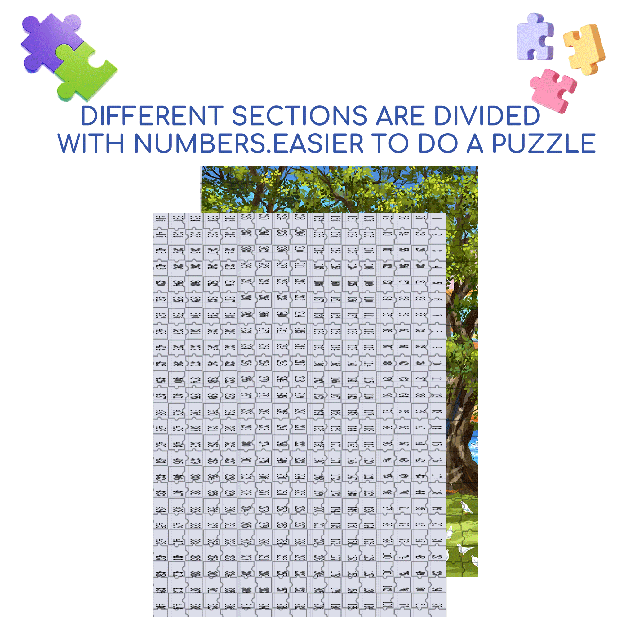 Dusk By The Lake 500pcs/1000pcs Jigsaw Puzzle, Scratch-Resistant, Interactive Family Game & Brain-Boosting DIY Decor, Perfect for Halloween, Christmas & New Year Gifts, Family Puzzle Game