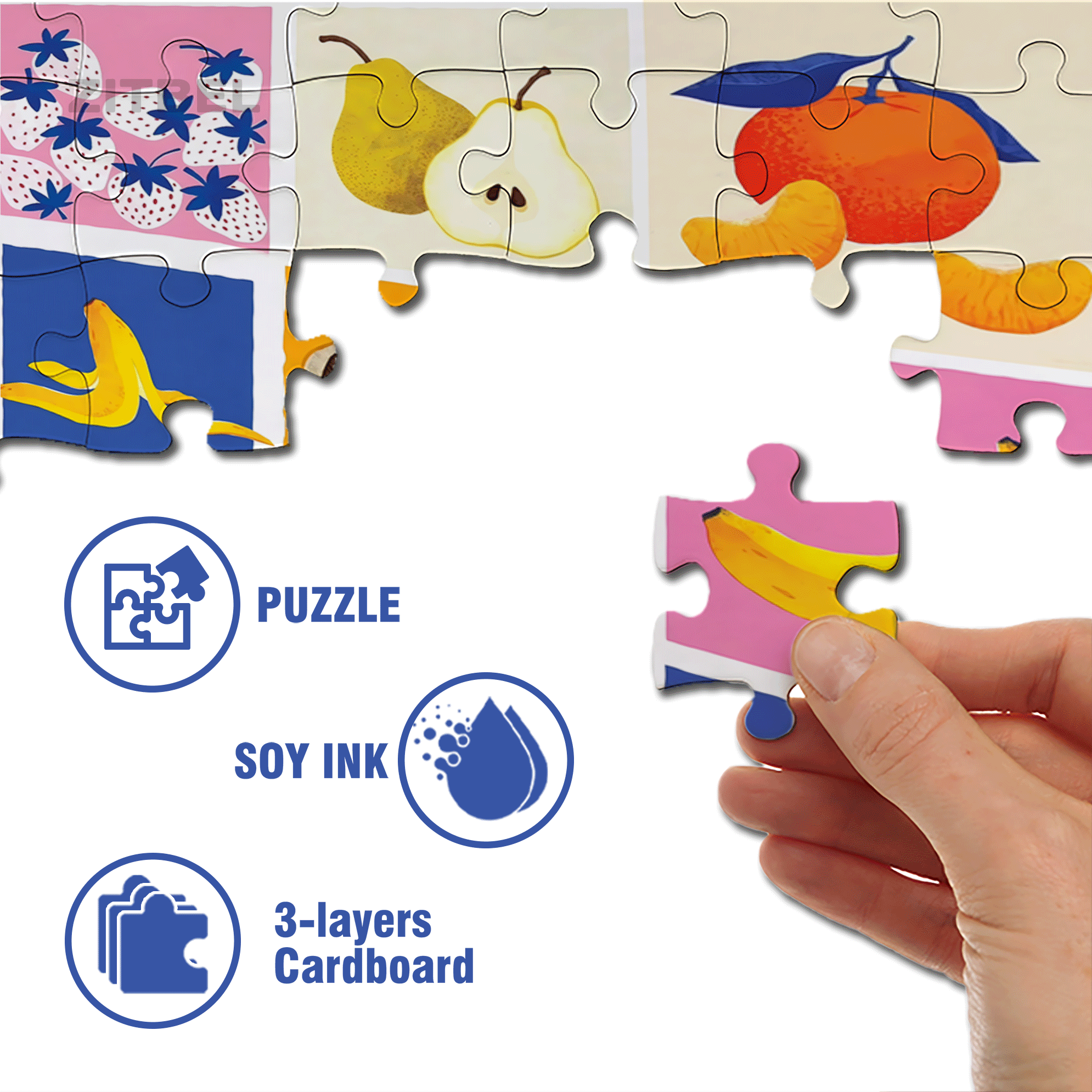Fresh And Pleasant Atmosphere Of Life 500pcs/1000pcs Jigsaw Puzzle, Scratch-Resistant, Interactive Family Game & Brain-Boosting DIY Decor, Perfect for Halloween, Christmas & New Year Gifts, Family Puzzle Game