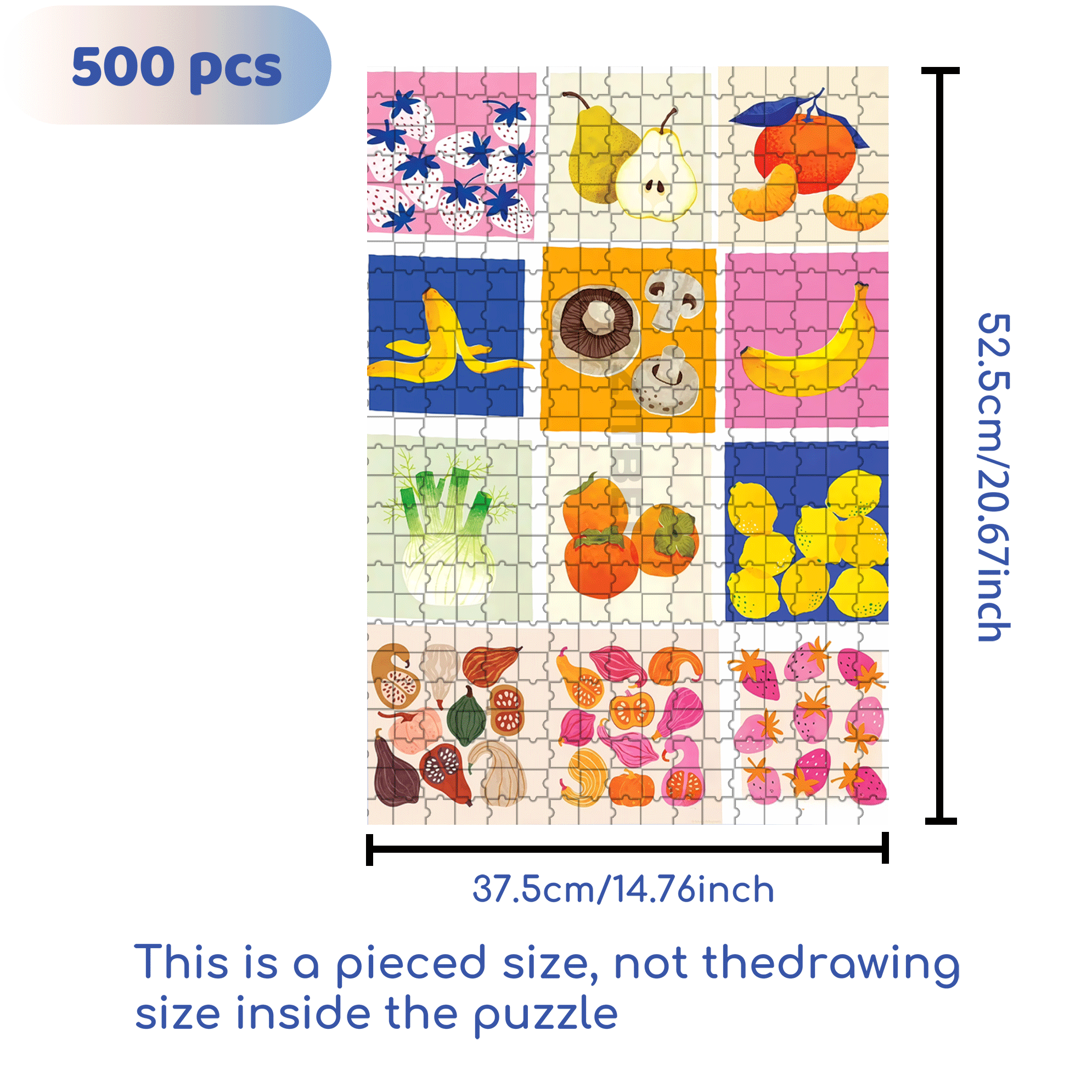 Fresh And Pleasant Atmosphere Of Life 500pcs/1000pcs Jigsaw Puzzle, Scratch-Resistant, Interactive Family Game & Brain-Boosting DIY Decor, Perfect for Halloween, Christmas & New Year Gifts, Family Puzzle Game