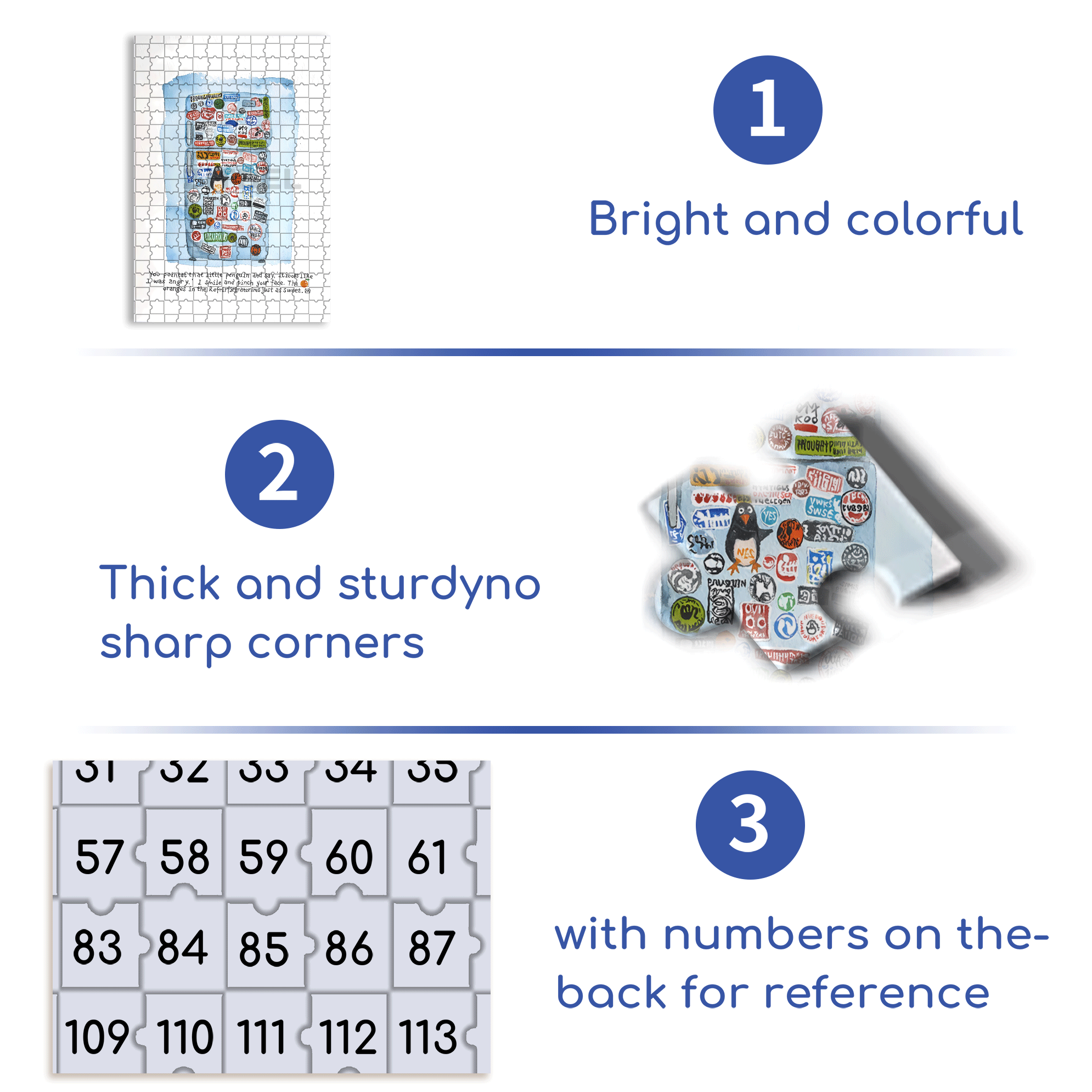 Fridge Magnet 500pcs/1000pcs Jigsaw Puzzle, Scratch-Resistant, Interactive Family Game & Brain-Boosting DIY Decor, Perfect for Halloween, Christmas & New Year Gifts, Family Puzzle Game