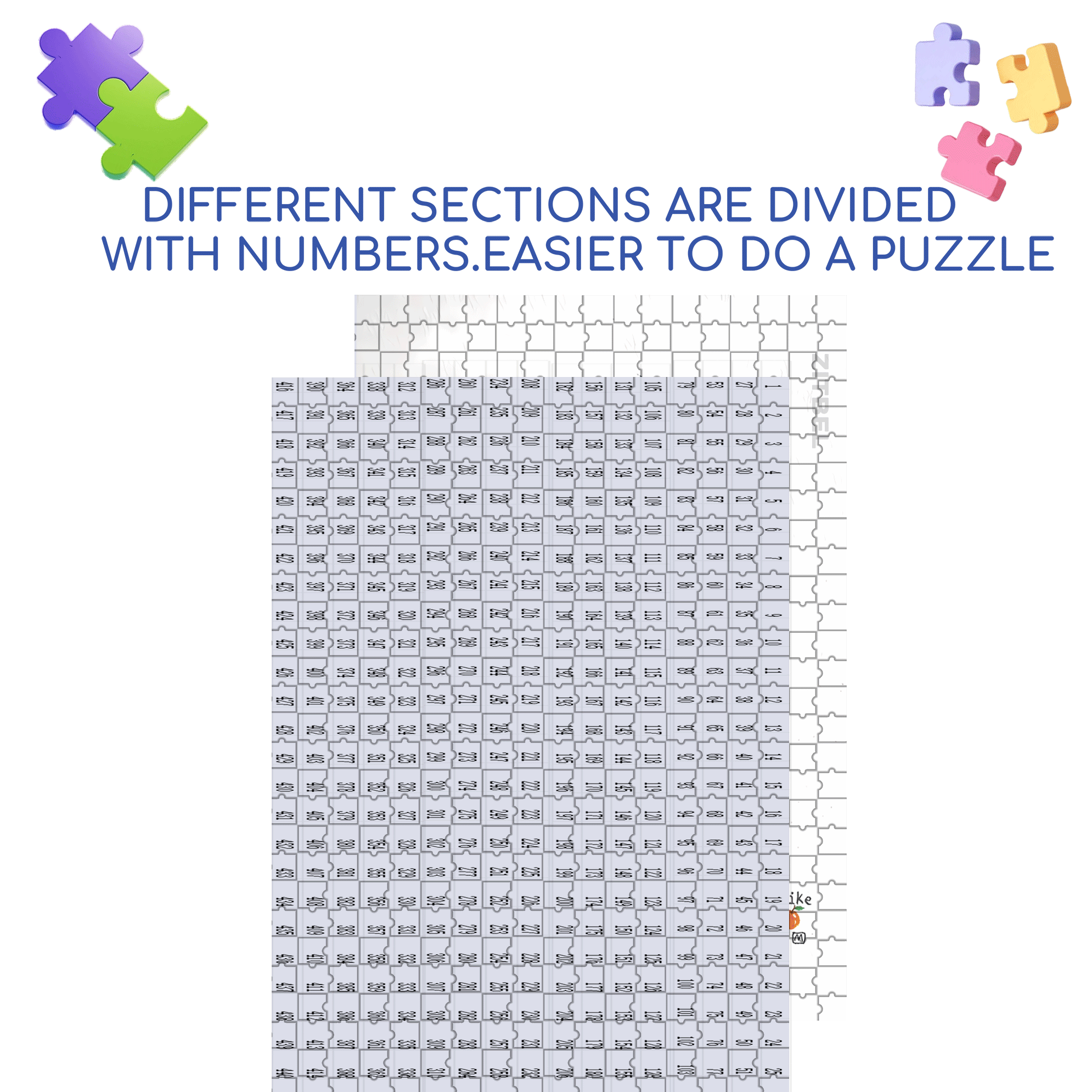 Fridge Magnet 500pcs/1000pcs Jigsaw Puzzle, Scratch-Resistant, Interactive Family Game & Brain-Boosting DIY Decor, Perfect for Halloween, Christmas & New Year Gifts, Family Puzzle Game