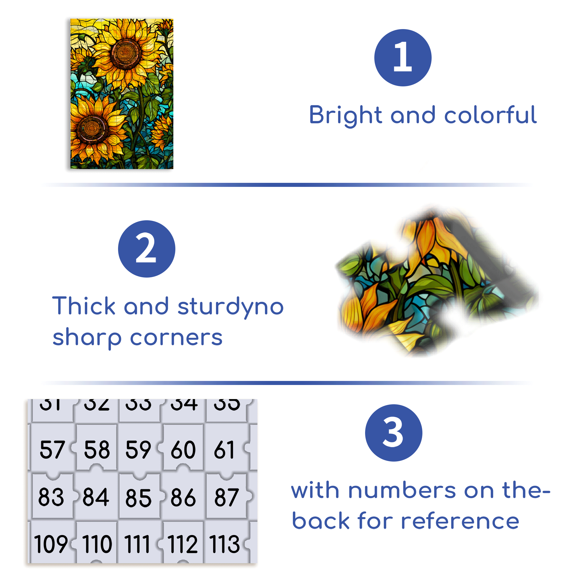Glazed Sunflower Shadow 500pcs/1000pcs Jigsaw Puzzle, Scratch-Resistant, Interactive Family Game & Brain-Boosting DIY Decor, Perfect for Halloween, Christmas & New Year Gifts, Family Puzzle Game