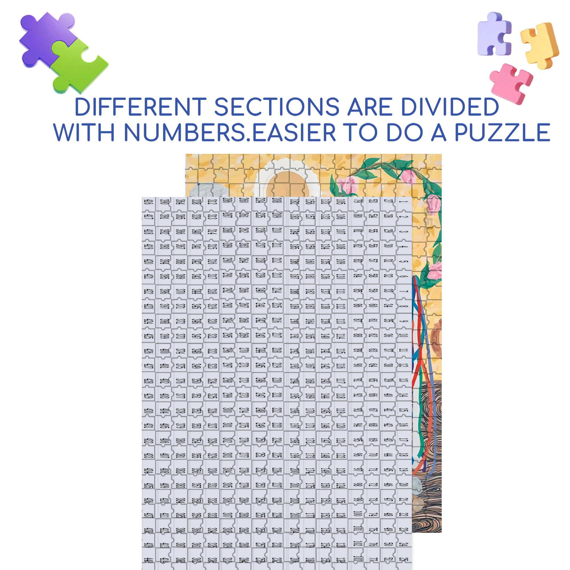 Golden Memories 500pcs/1000pcs Jigsaw Puzzle, Scratch-Resistant, Interactive Family Game & Brain-Boosting DIY Decor, Perfect for Halloween, Christmas & New Year Gifts, Family Puzzle Game