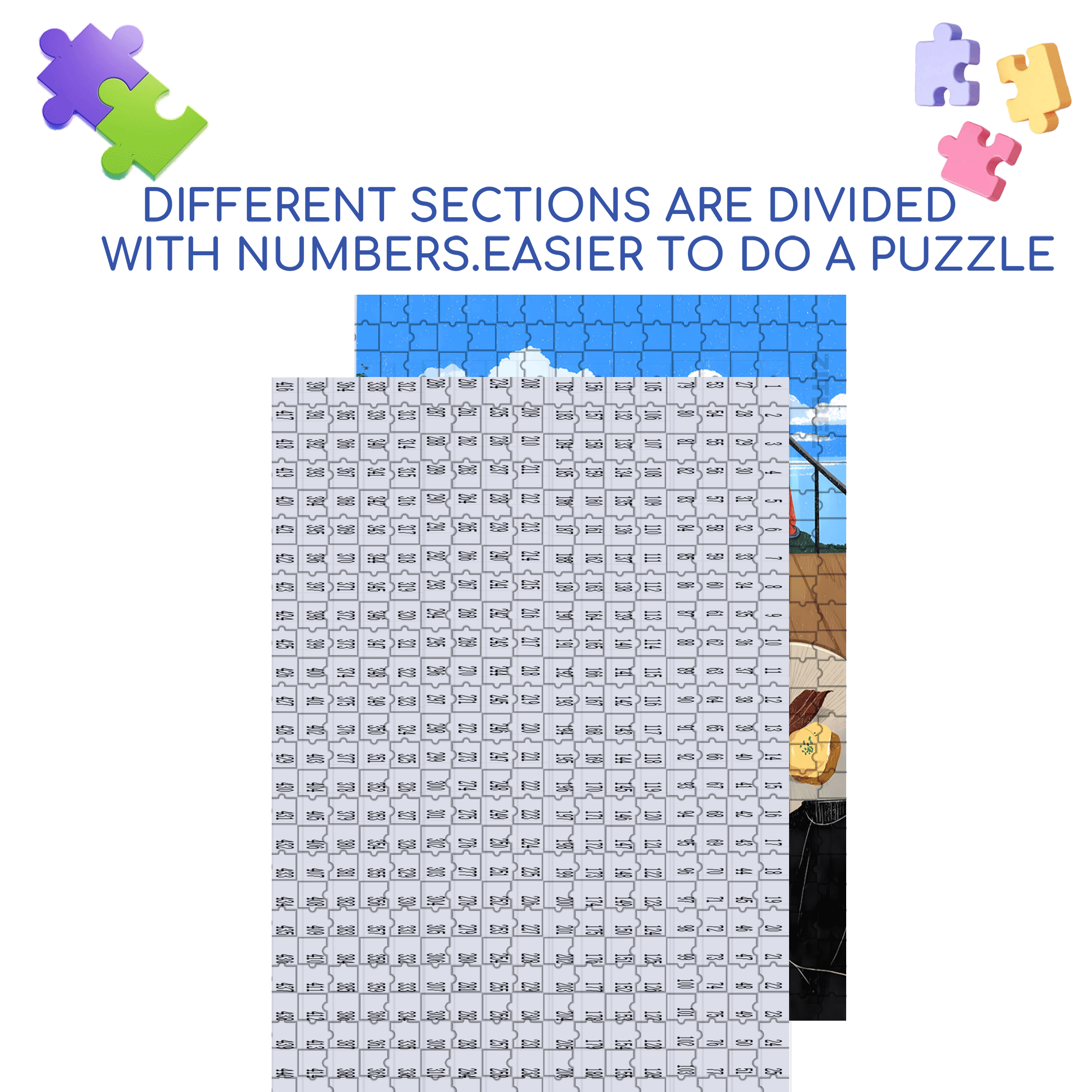 Louisiana 500pcs/1000pcs Jigsaw Puzzle, Scratch-Resistant, Interactive Family Game & Brain-Boosting DIY Decor, Perfect for Halloween, Christmas & New Year Gifts, Family Puzzle Game