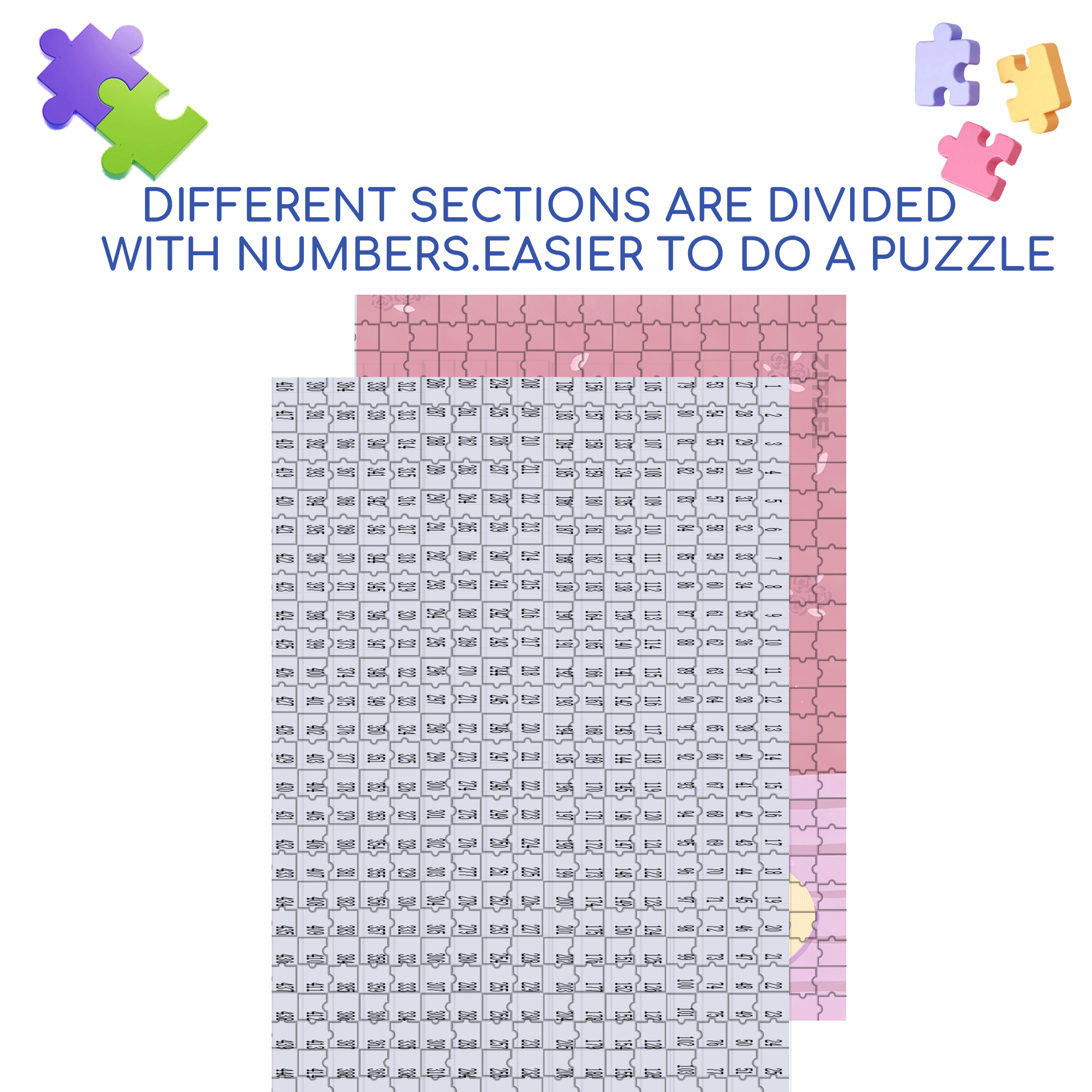 Make a wish! Darling 500pcs/1000pcs Jigsaw Puzzle, Scratch-Resistant, Interactive Family Game & Brain-Boosting DIY Decor, Perfect for Halloween, Christmas & New Year Gifts, Family Puzzle Game