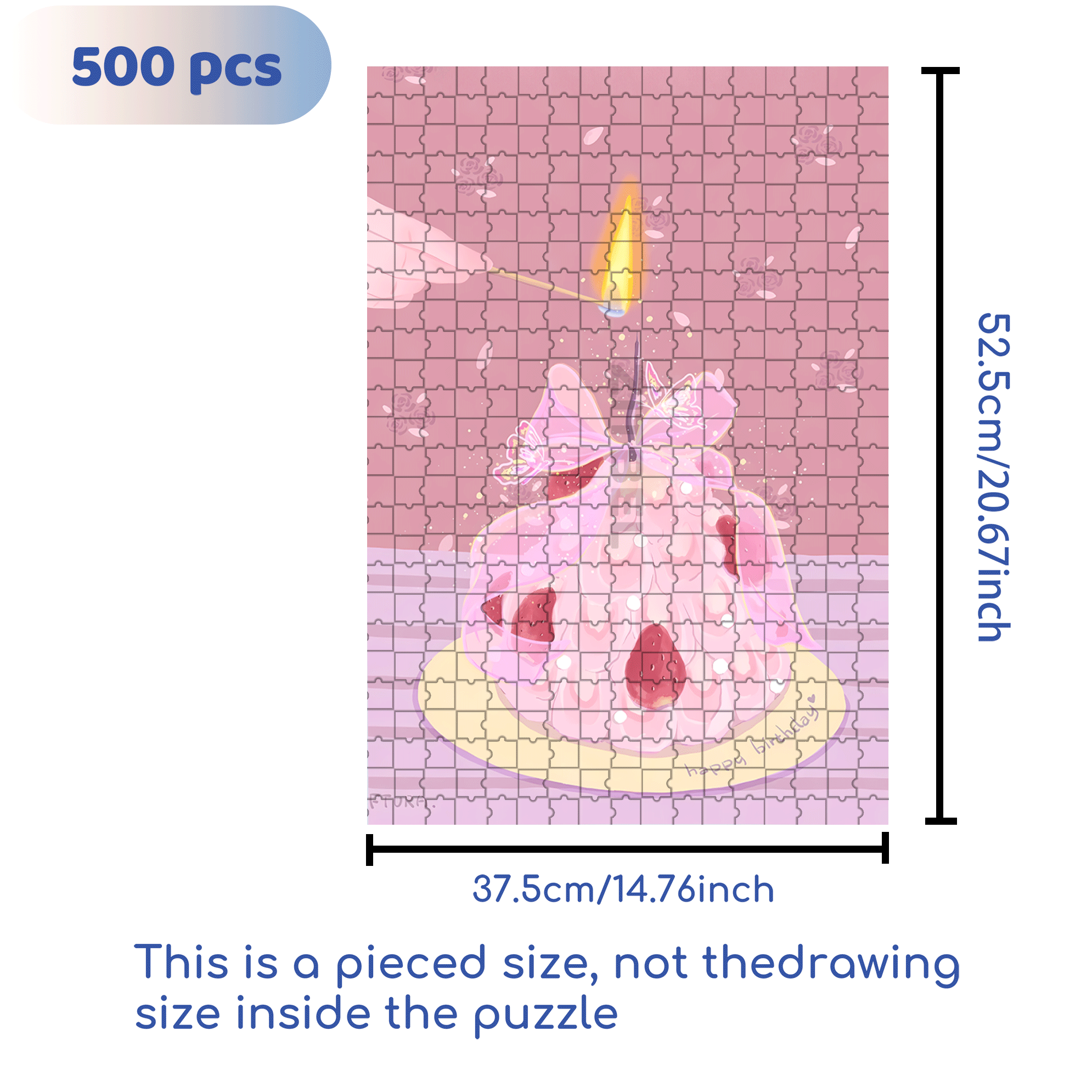 Make a wish! Darling 500pcs/1000pcs Jigsaw Puzzle, Scratch-Resistant, Interactive Family Game & Brain-Boosting DIY Decor, Perfect for Halloween, Christmas & New Year Gifts, Family Puzzle Game