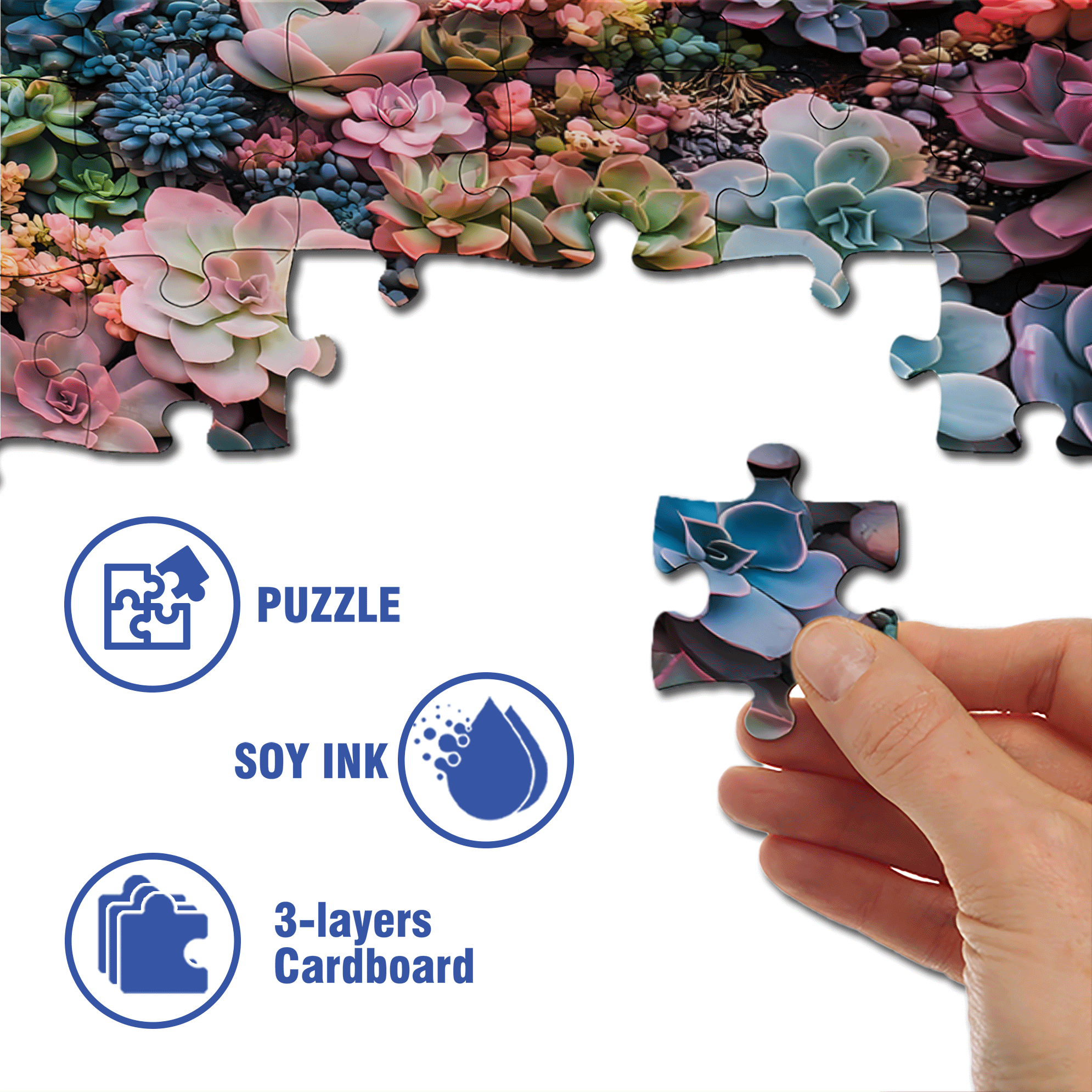 Springtime Gowns and Fabrics 500pcs/1000pcs Jigsaw Puzzle, Scratch-Resistant, Interactive Family Game & Brain-Boosting DIY Decor, Perfect for Halloween, Christmas & New Year Gifts, Family Puzzle Game