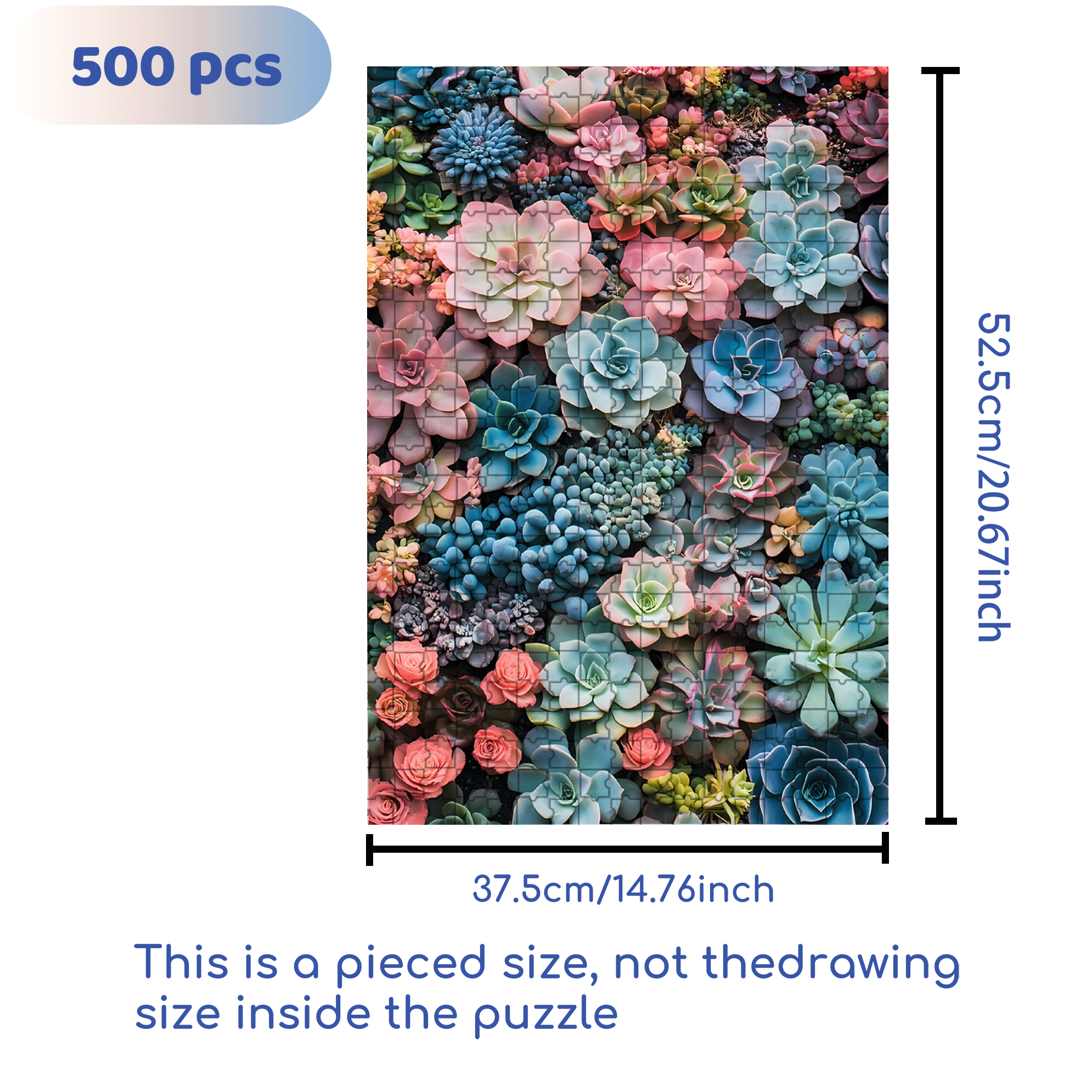 Springtime Gowns and Fabrics 500pcs/1000pcs Jigsaw Puzzle, Scratch-Resistant, Interactive Family Game & Brain-Boosting DIY Decor, Perfect for Halloween, Christmas & New Year Gifts, Family Puzzle Game