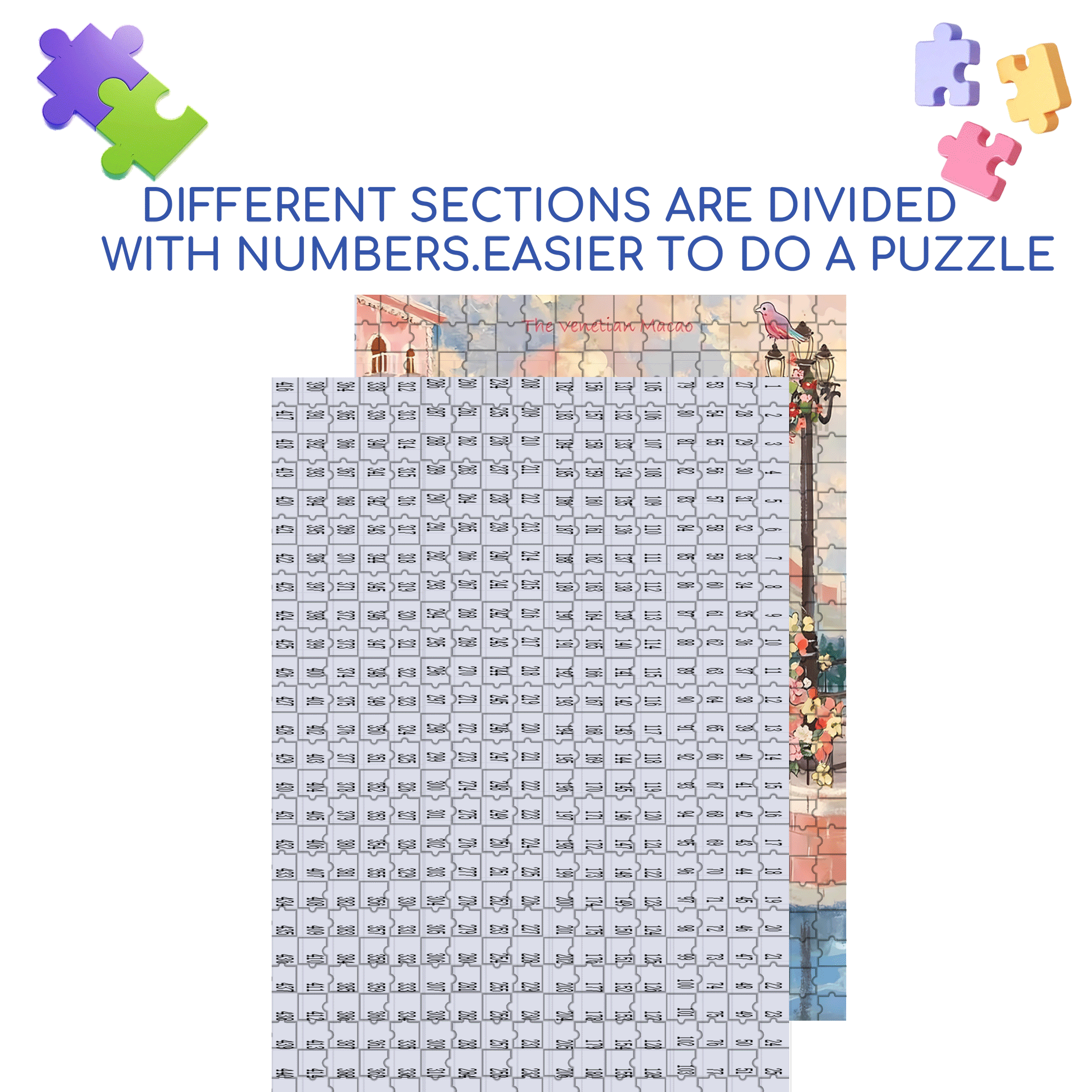 Striped Shirt Sailor 500pcs/1000pcs Jigsaw Puzzle, Scratch-Resistant, Interactive Family Game & Brain-Boosting DIY Decor, Perfect for Halloween, Christmas & New Year Gifts, Family Puzzle Game