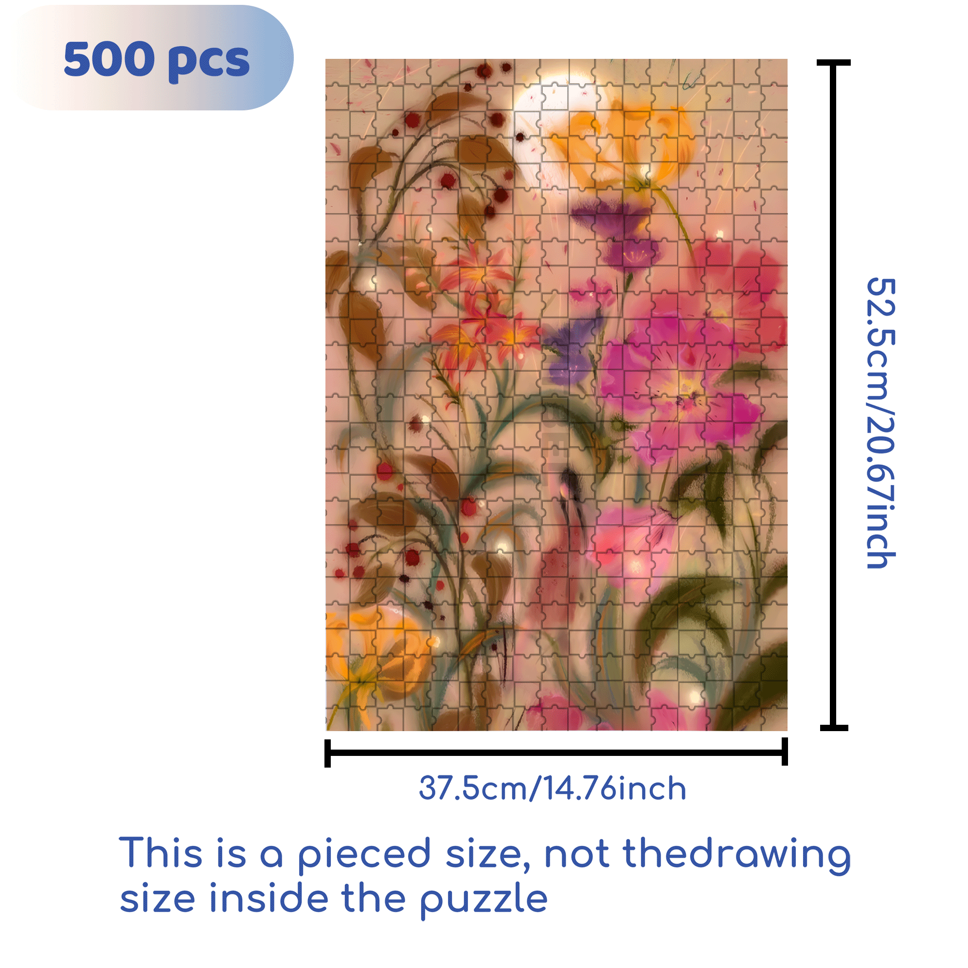 The Dance of Autumn 500pcs/1000pcs Jigsaw Puzzle, Scratch-Resistant, Interactive Family Game & Brain-Boosting DIY Decor, Perfect for Halloween, Christmas & New Year Gifts, Family Puzzle Game