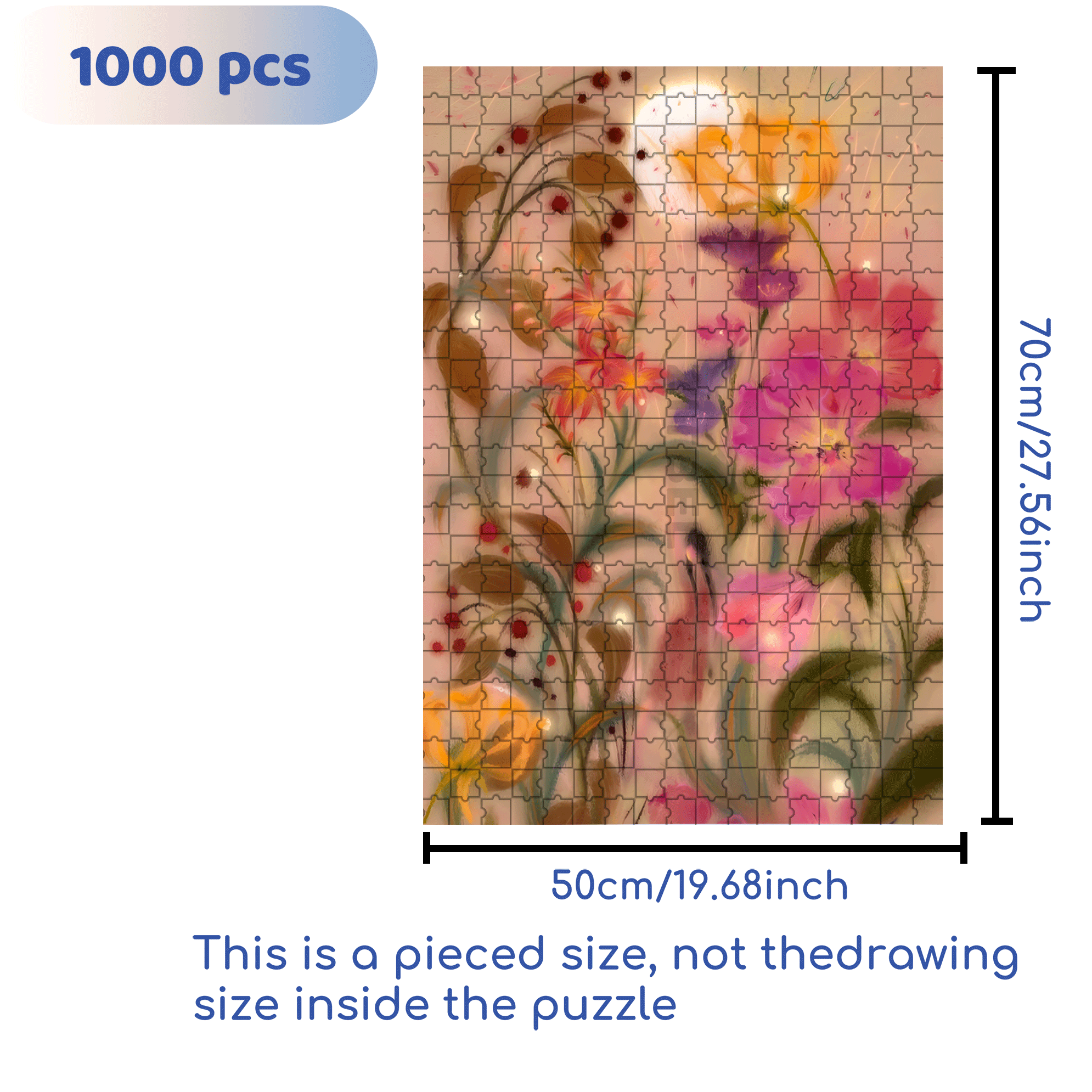 The Dance of Autumn 500pcs/1000pcs Jigsaw Puzzle, Scratch-Resistant, Interactive Family Game & Brain-Boosting DIY Decor, Perfect for Halloween, Christmas & New Year Gifts, Family Puzzle Game