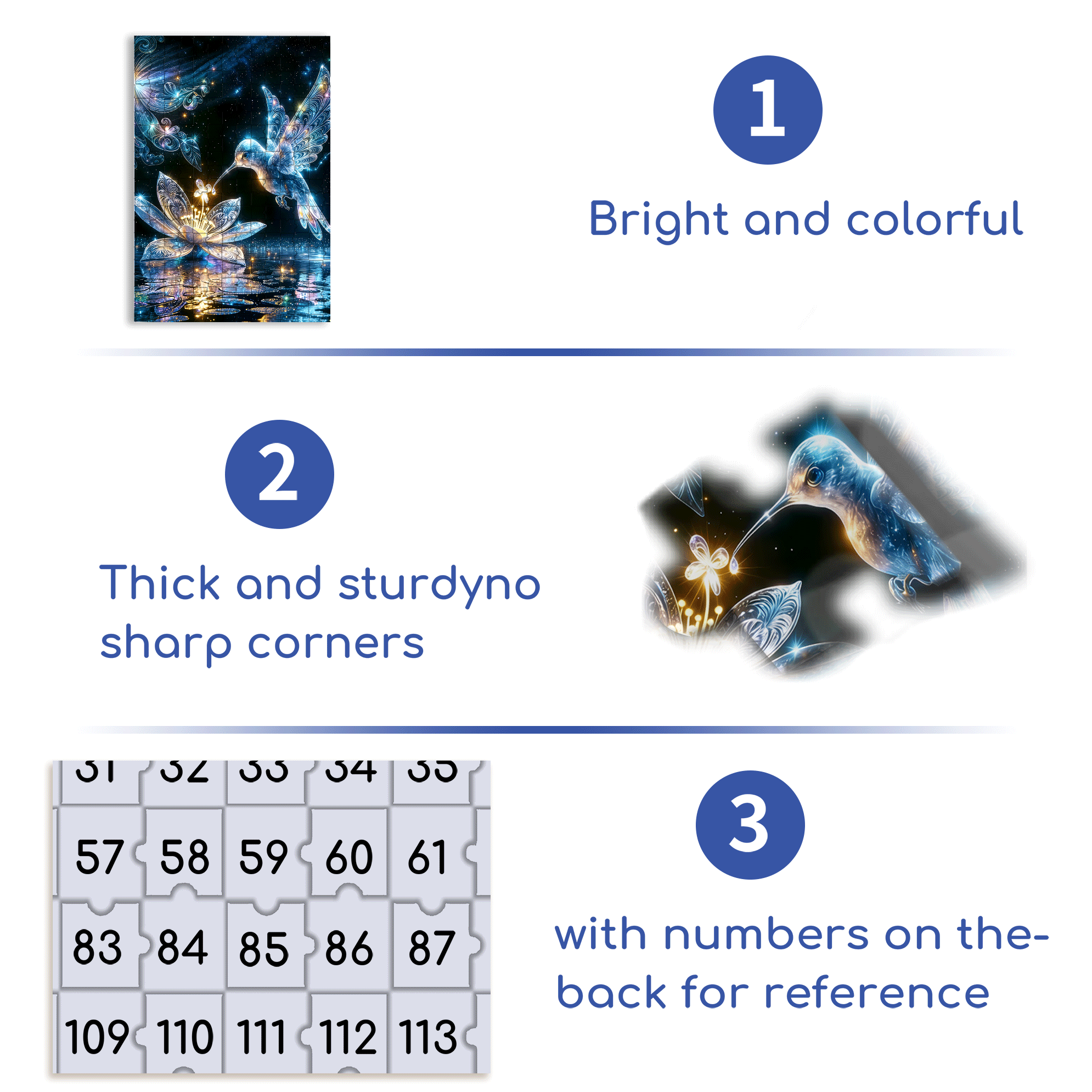 The Kiss of Stardust 500pcs/1000pcs Jigsaw Puzzle, Scratch-Resistant, Interactive Family Game & Brain-Boosting DIY Decor, Perfect for Halloween, Christmas & New Year Gifts, Family Puzzle Game