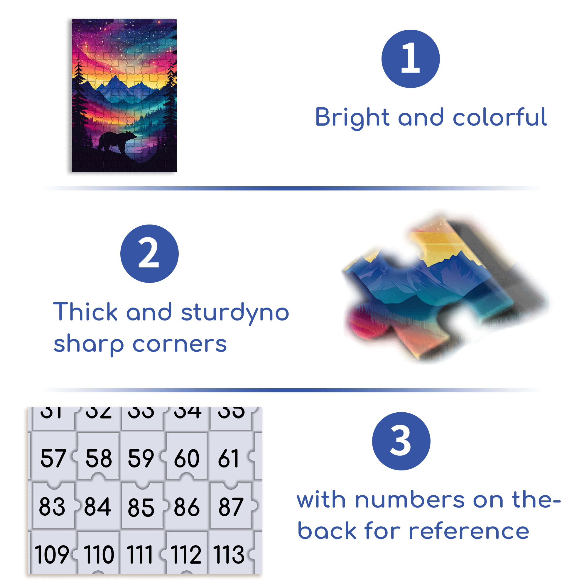 Yoshino Katsuhiko 500pcs/1000pcs Jigsaw Puzzle, Scratch-Resistant, Interactive Family Game & Brain-Boosting DIY Decor, Perfect for Halloween, Christmas & New Year Gifts, Family Puzzle Game