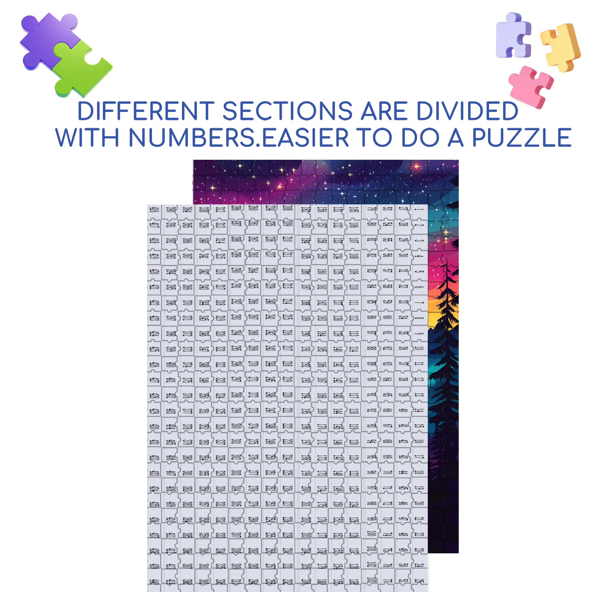 Yoshino Katsuhiko 500pcs/1000pcs Jigsaw Puzzle, Scratch-Resistant, Interactive Family Game & Brain-Boosting DIY Decor, Perfect for Halloween, Christmas & New Year Gifts, Family Puzzle Game