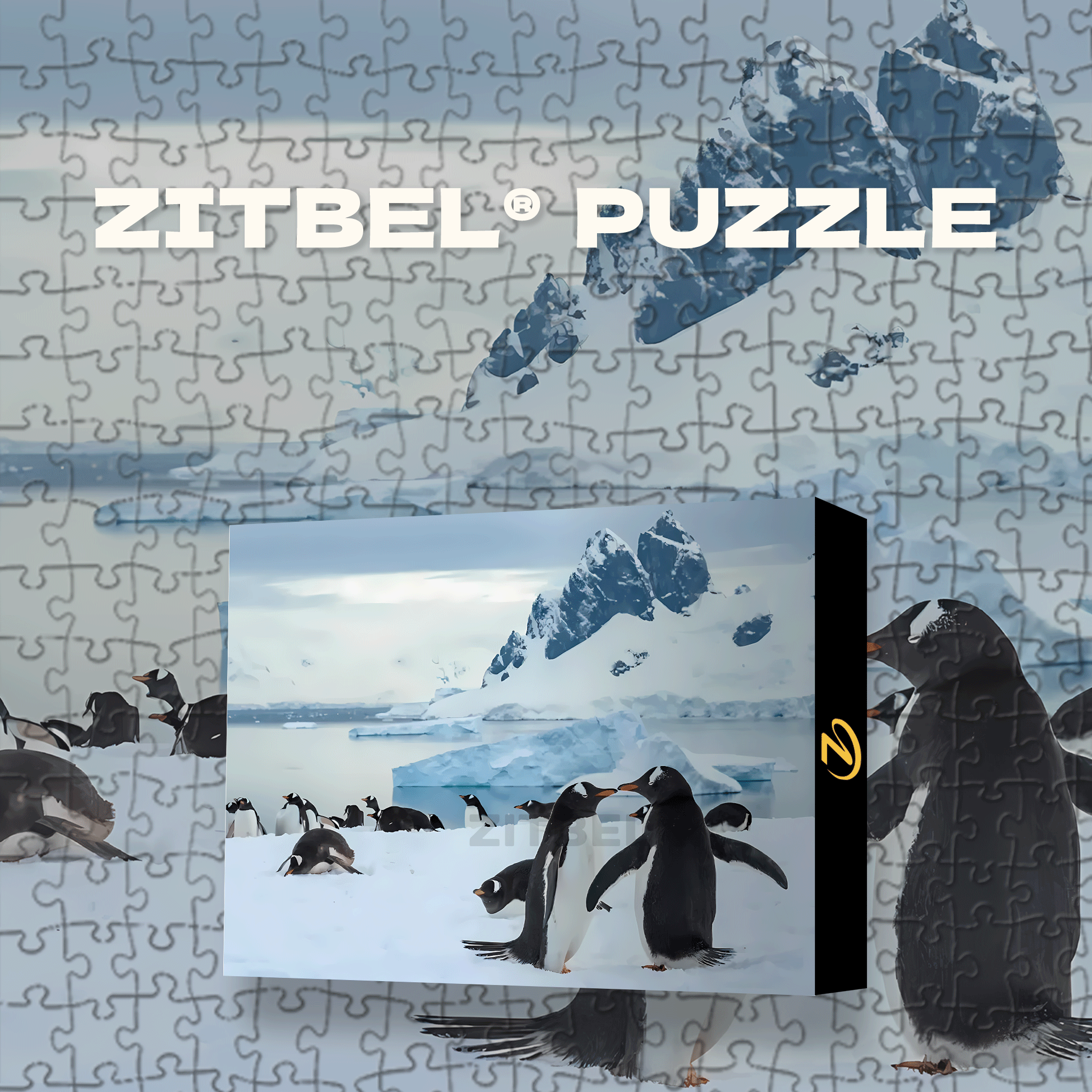 Antarctic Expedition 500pcs/1000pcs Jigsaw Puzzle, Scratch-Resistant, Interactive Family Game & Brain-Boosting DIY Decor, Perfect for Halloween, Christmas & New Year Gifts, Family Puzzle Game