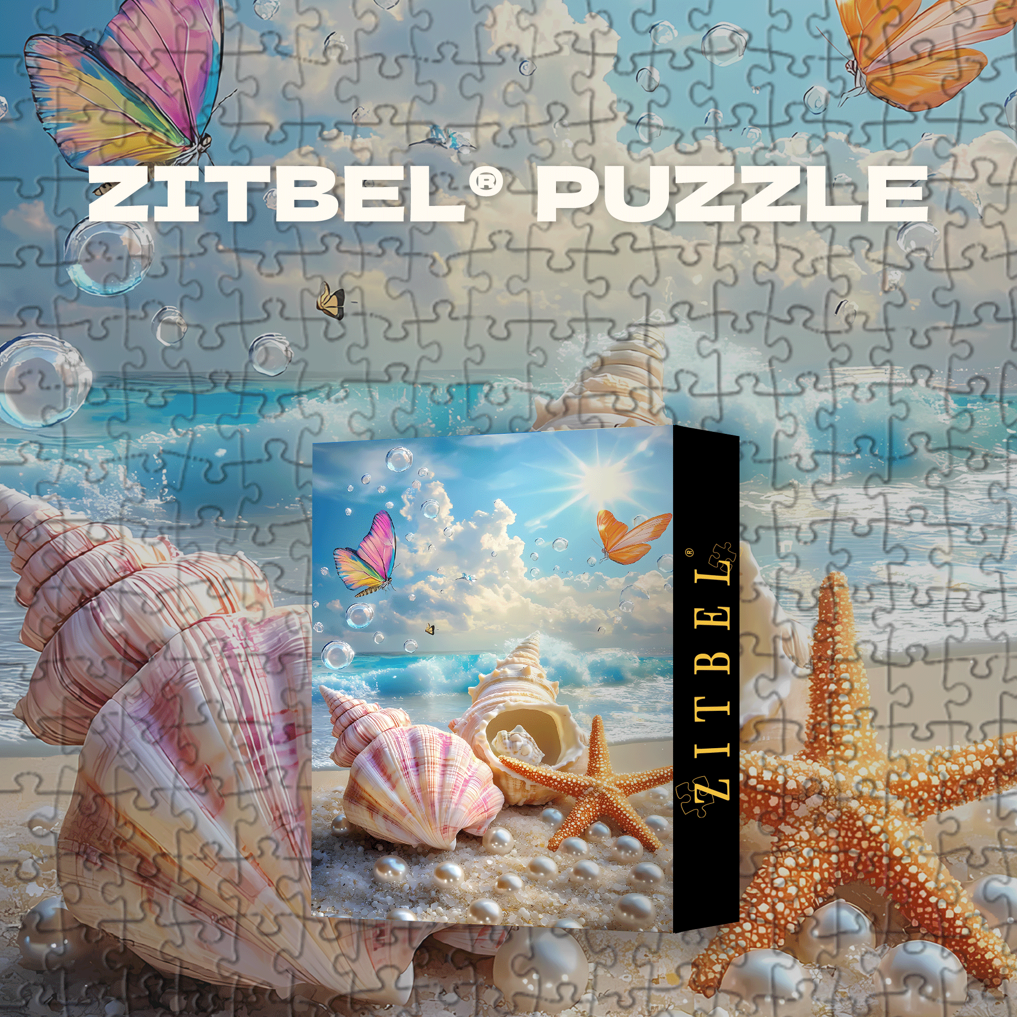 Lanxiu Pearl Glow 500pcs/1000pcs Jigsaw Puzzle, Scratch-Resistant, Interactive Family Game & Brain-Boosting DIY Decor, Perfect for Halloween, Christmas & New Year Gifts, Family Puzzle Game