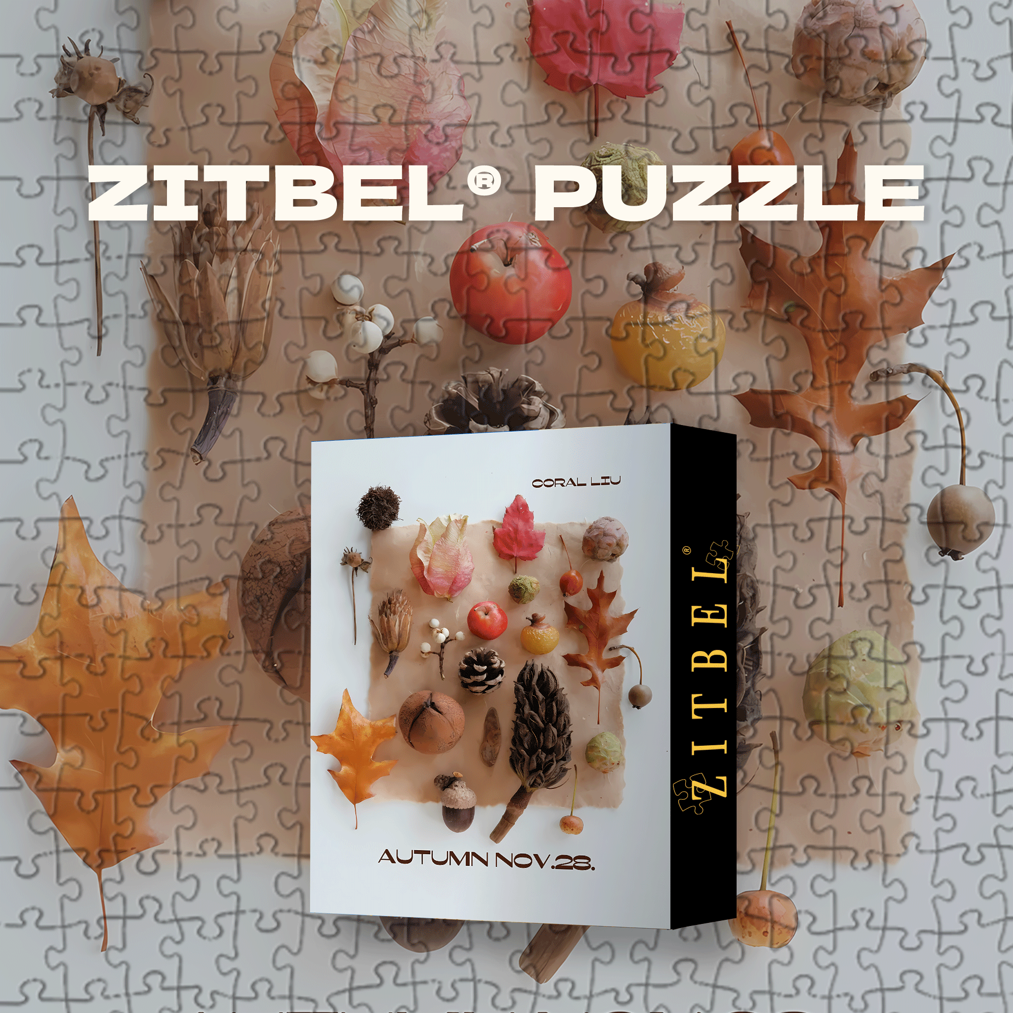 Nov.28 500pcs/1000pcs Jigsaw Puzzle, Scratch-Resistant, Interactive Family Game & Brain-Boosting DIY Decor, Perfect for Halloween, Christmas & New Year Gifts, Family Puzzle Game