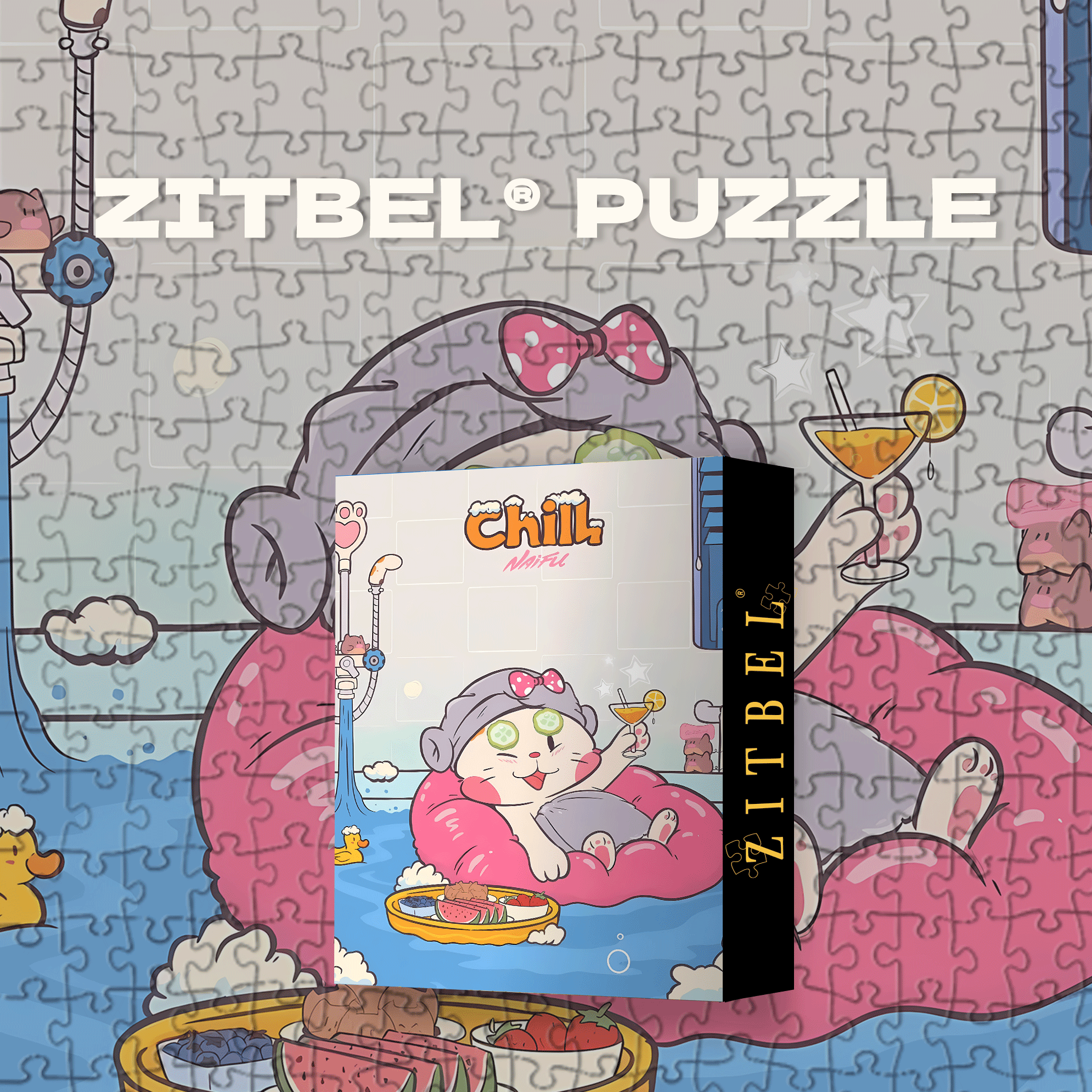 Relaxation Time 500pcs/1000pcs Jigsaw Puzzle, Scratch-Resistant, Interactive Family Game & Brain-Boosting DIY Decor, Perfect for Halloween, Christmas & New Year Gifts, Family Puzzle Game