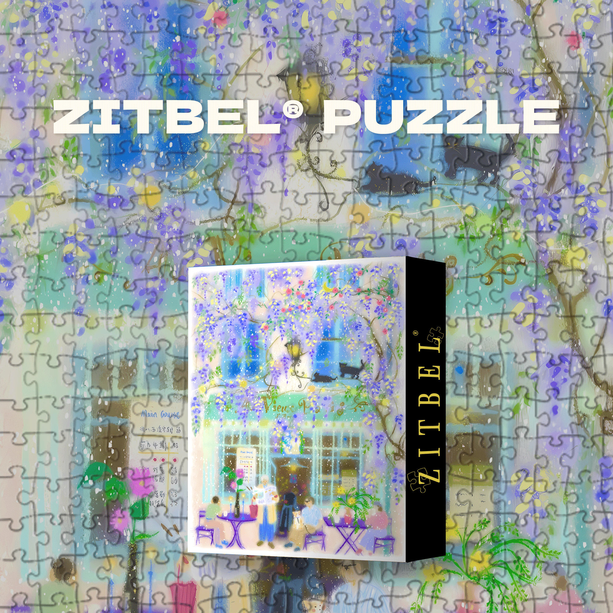 The Letter From The Wisteria 500pcs/1000pcs Jigsaw Puzzle, Scratch-Resistant, Interactive Family Game & Brain-Boosting DIY Decor, Perfect for Halloween, Christmas & New Year Gifts, Family Puzzle Game