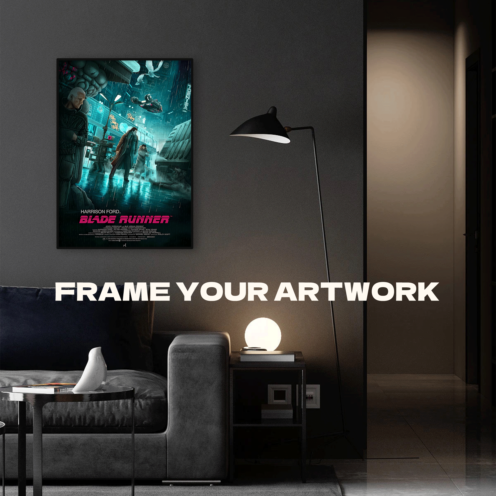 Blade Runner 500pcs/1000pcs Jigsaw Puzzle, Scratch-Resistant, Interactive Family Game & Brain-Boosting DIY Decor, Perfect for Halloween, Christmas & New Year Gifts, Family Puzzle Game